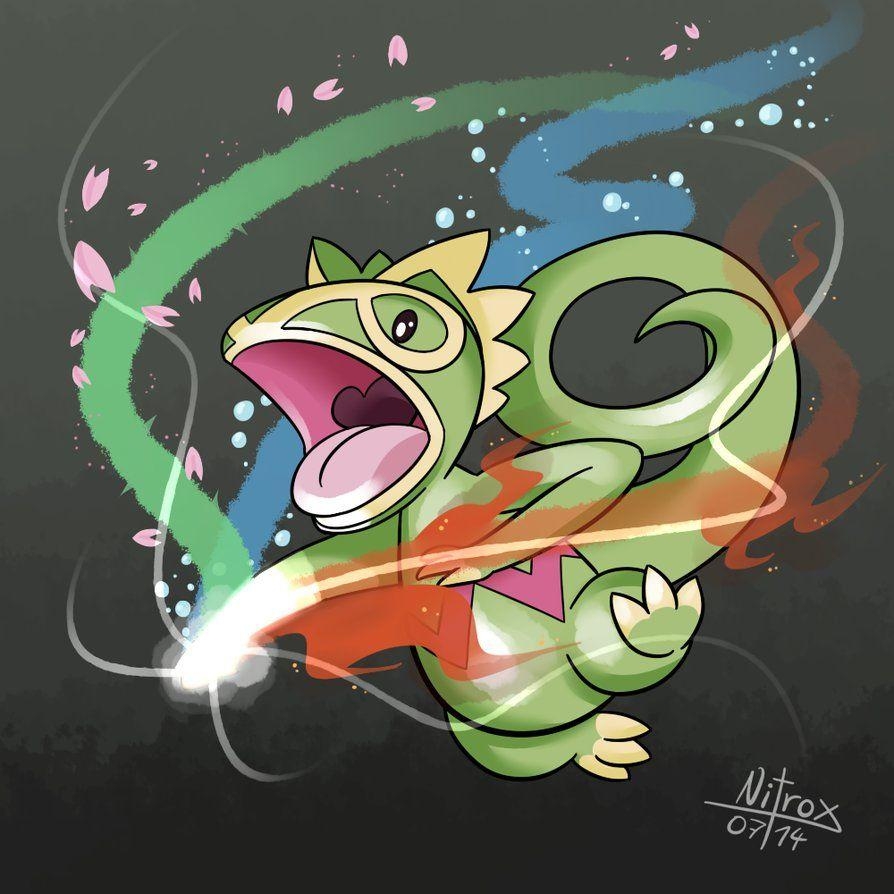 900x900 Kecleon using Magic Punch, Phone