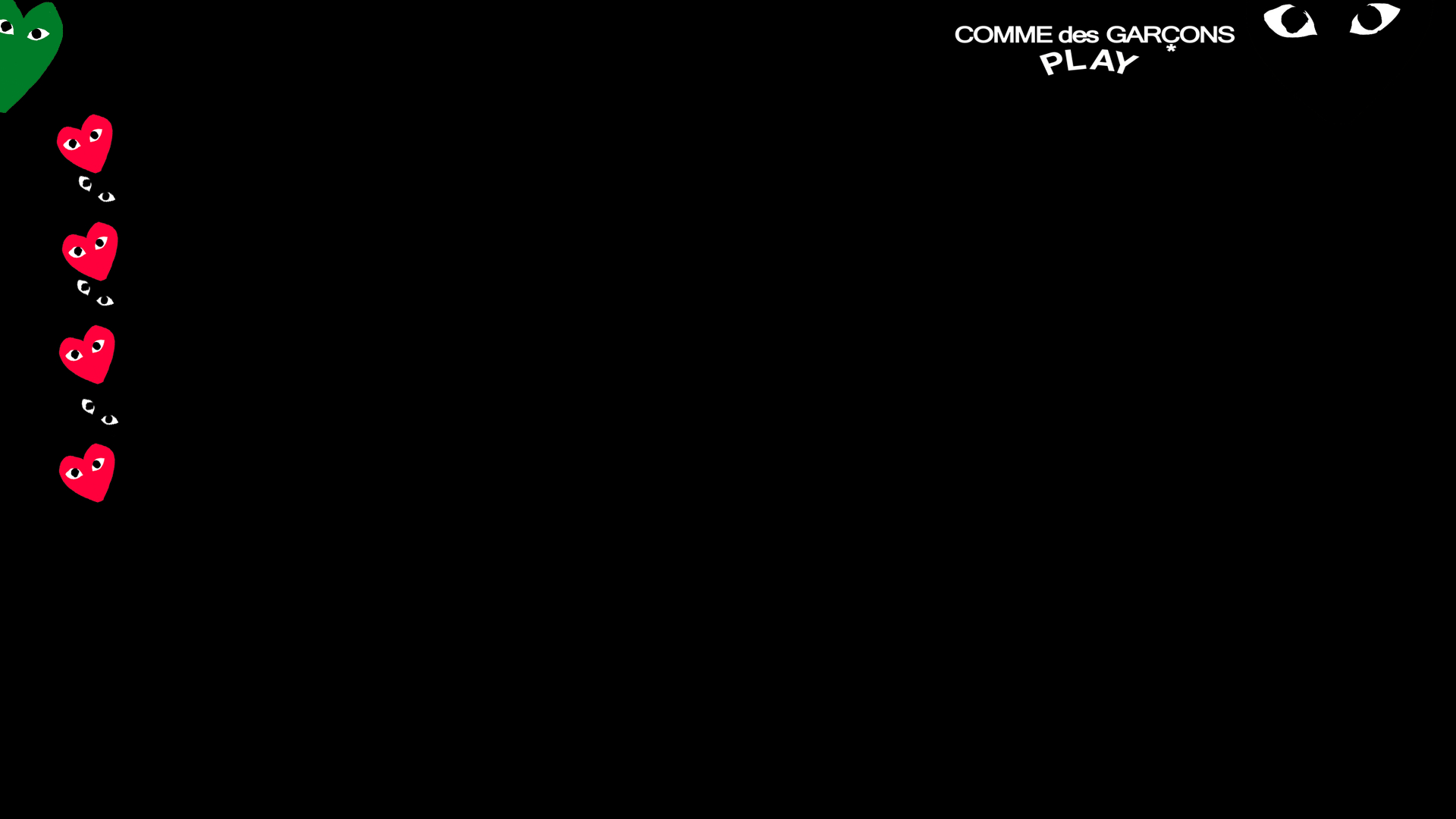 1920x1080 Simple COMME des GARCONS Theme, Desktop