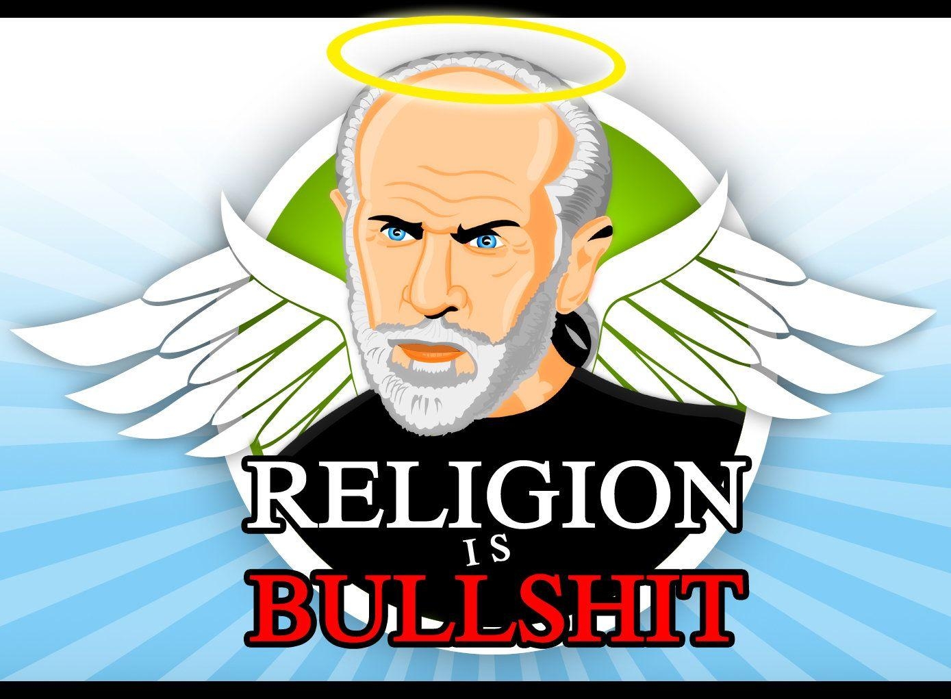 1390x1030 George Carlin- Religion, Desktop