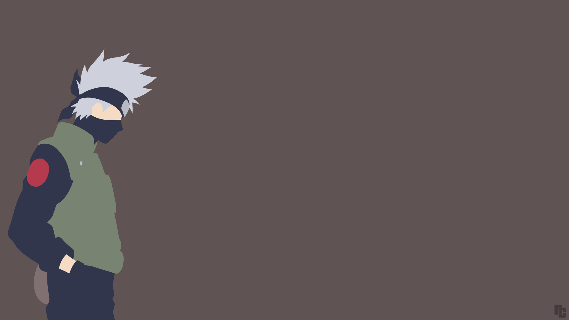 1920x1080 Minimalist Wallpaper. Kakashi. Naruto Shippuden, Desktop