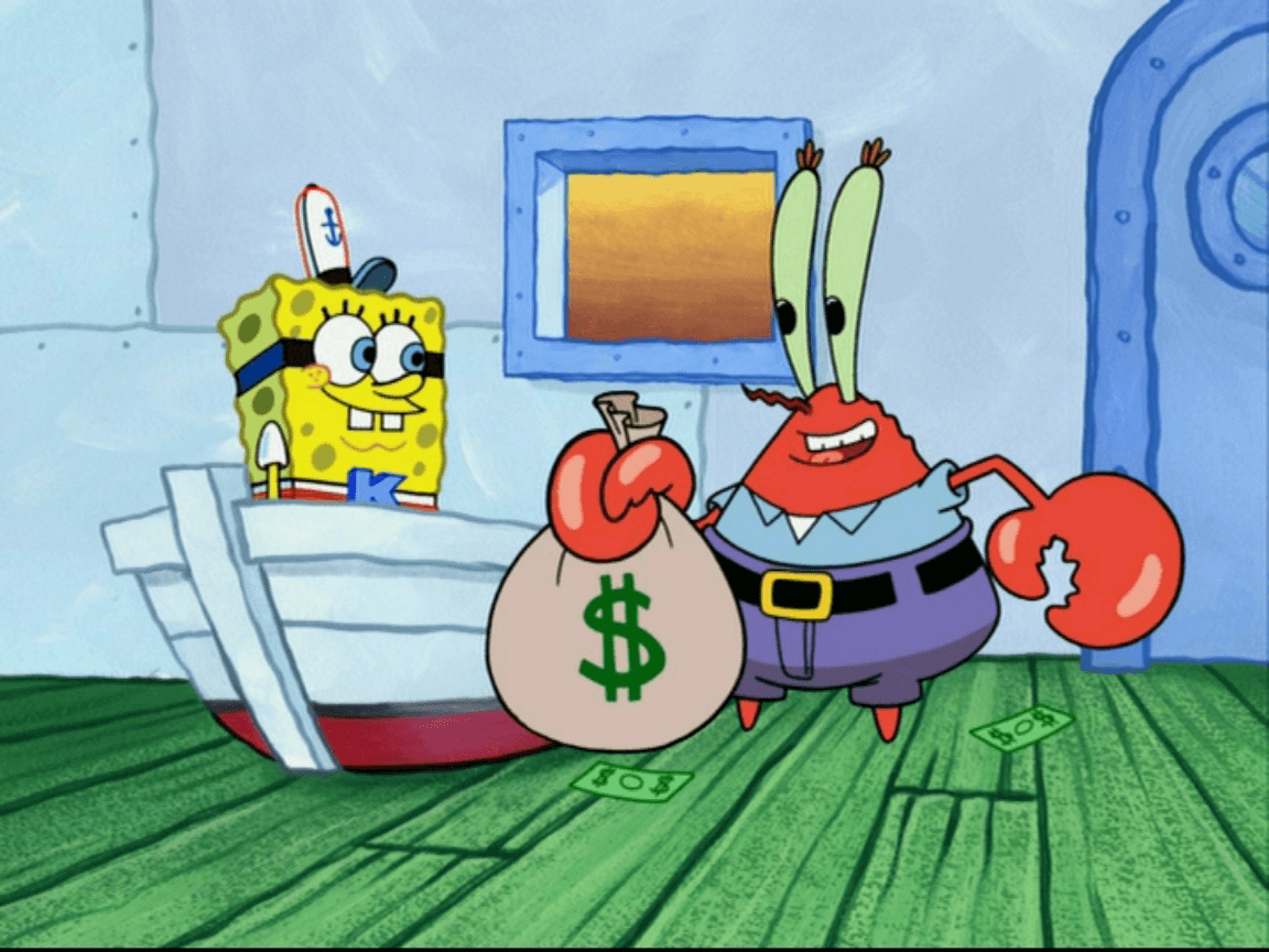 1160x870 Mr Krabs And Spongebob.png. Encyclopedia SpongeBobia, Desktop