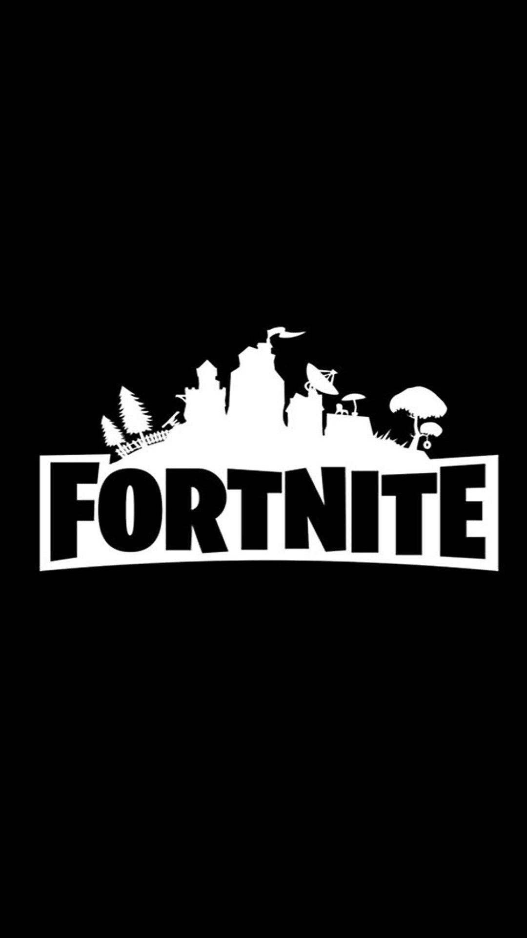 1080x1920 Fortnite Battle Royale Logo Minimal. Libretas forro. Mobile, Phone