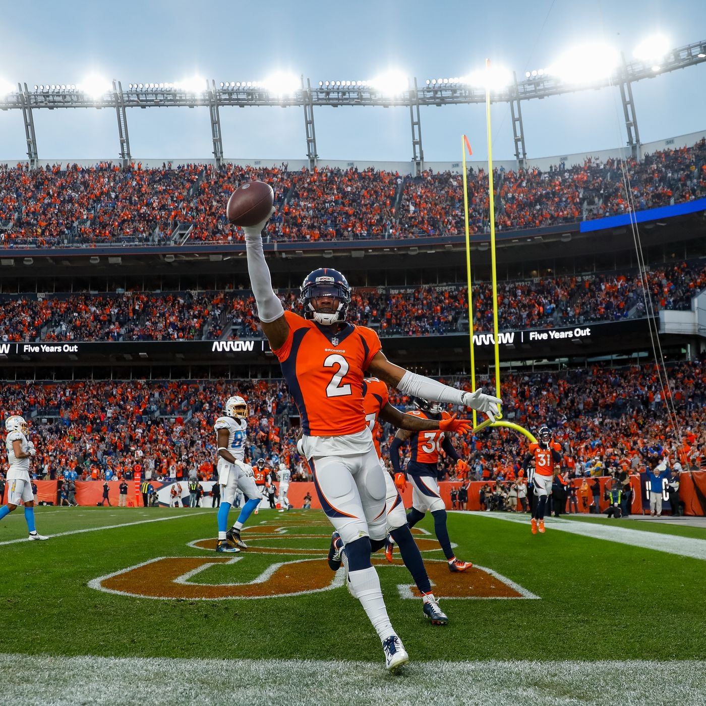 1400x1400 Denver Broncos News: Patrick Surtain II's Pick Six Sets A New Record High Report, Phone