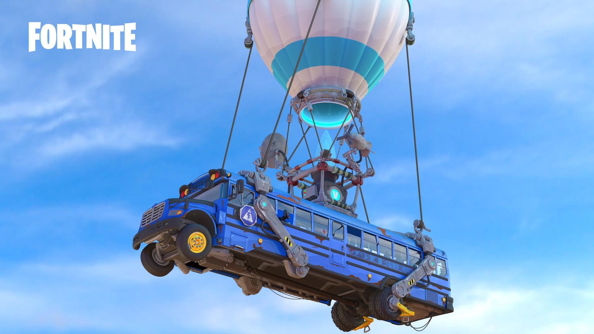 1920x1080 Fortnite Blue Bus Wallpaper HD Wallpaper, Desktop