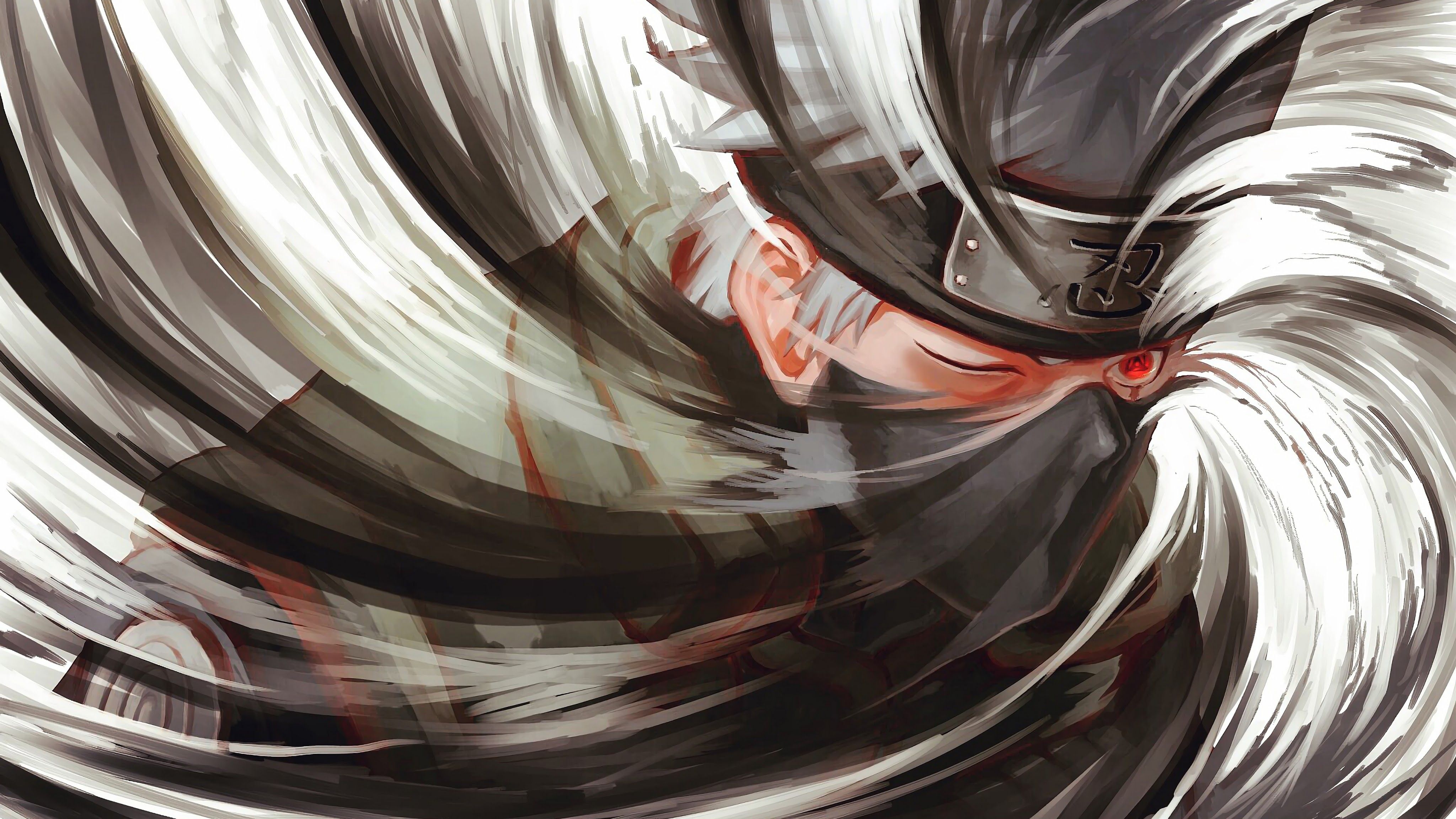 4100x2310 Kakashi Kamui Mangekyo Sharingan 4K Wallpaper, Desktop