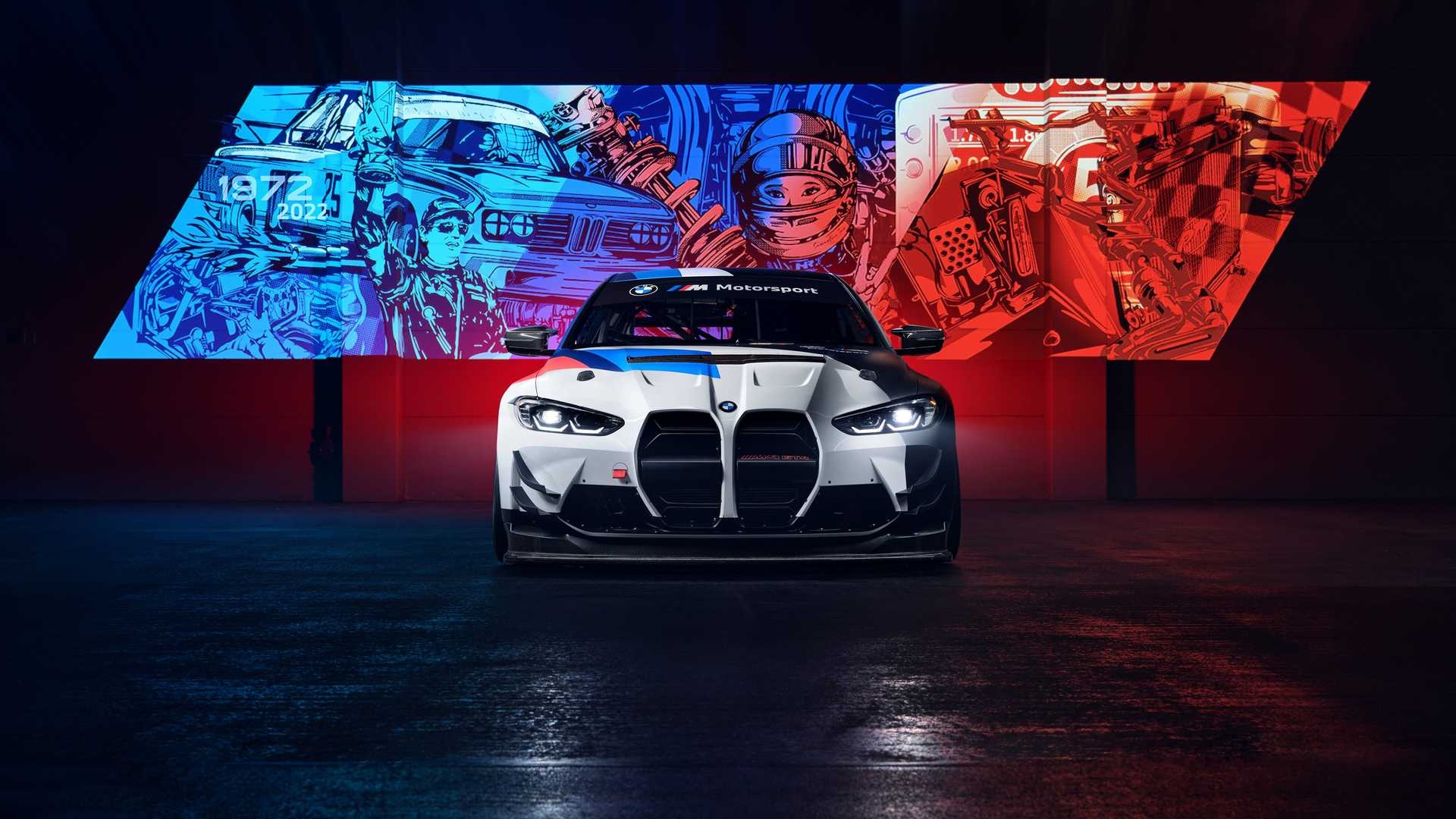 1920x1080 2023 BMW M4 GT4 Race Car Debuts With Heated Windscreen And Air Conditioning, Desktop