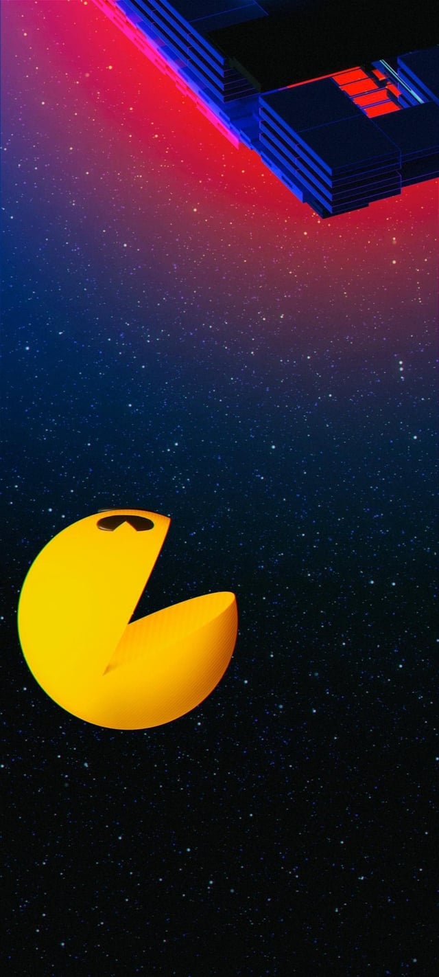 640x1430 OnePlus X Pac Man Wallpaper, Phone