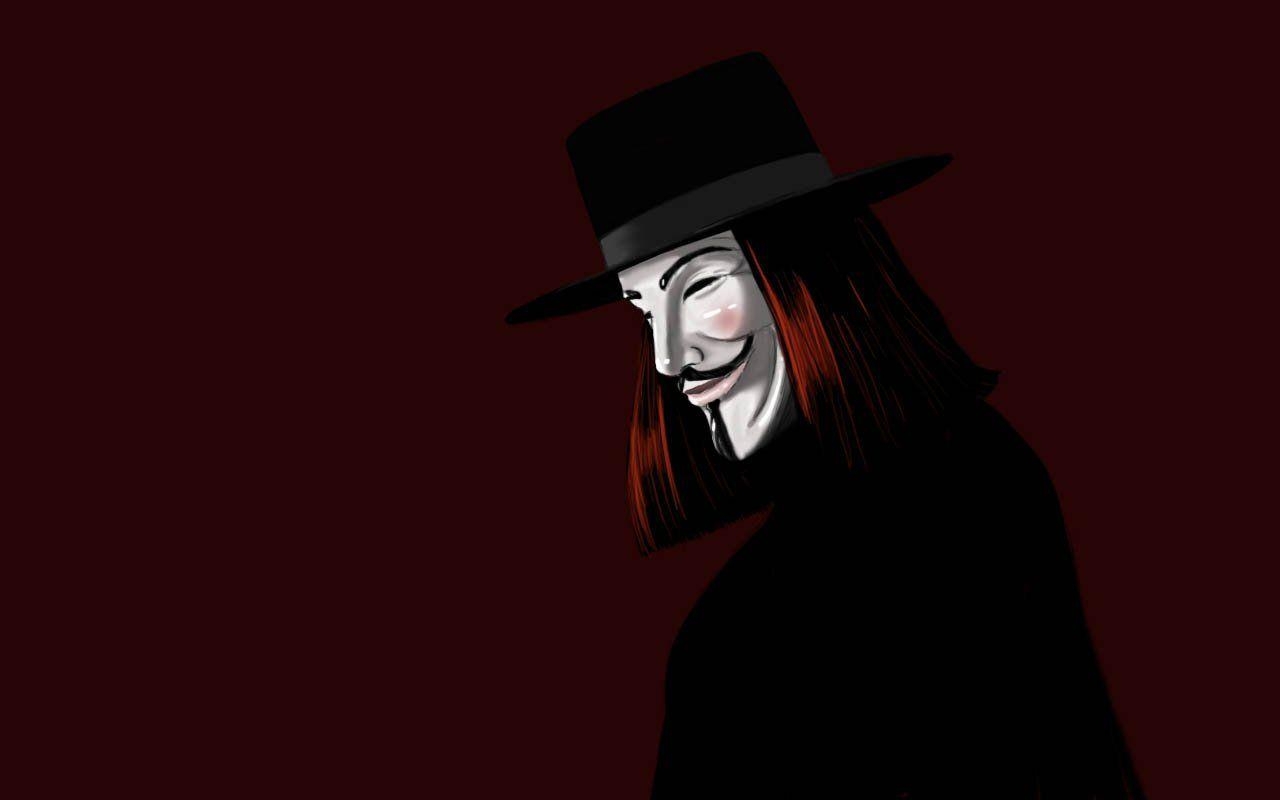 1280x800 v for vendetta mask guy fawkes mask hat wallpaper and background, Desktop