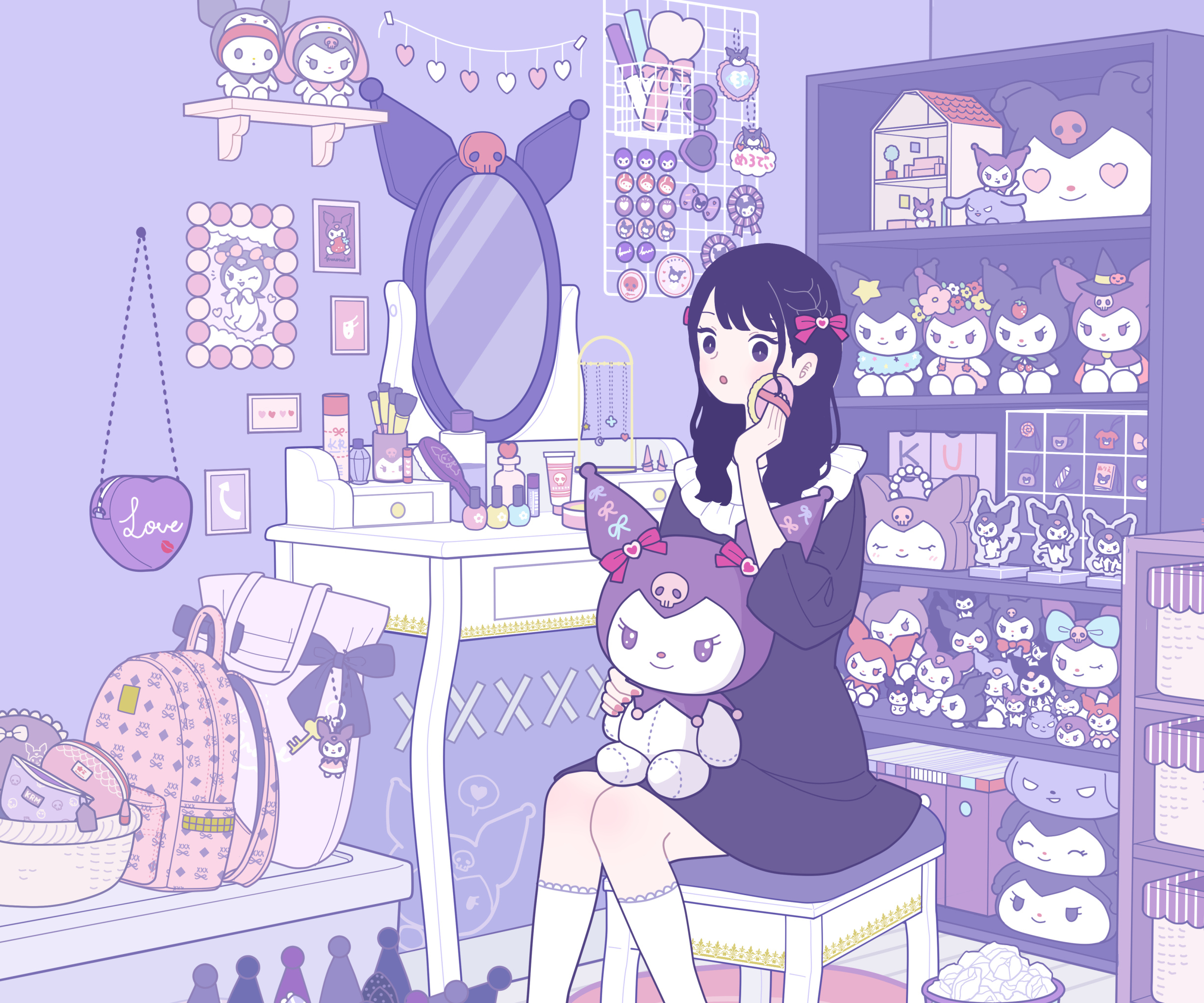 2460x2050 Sanrio Kuromi Wallpaper:, Desktop