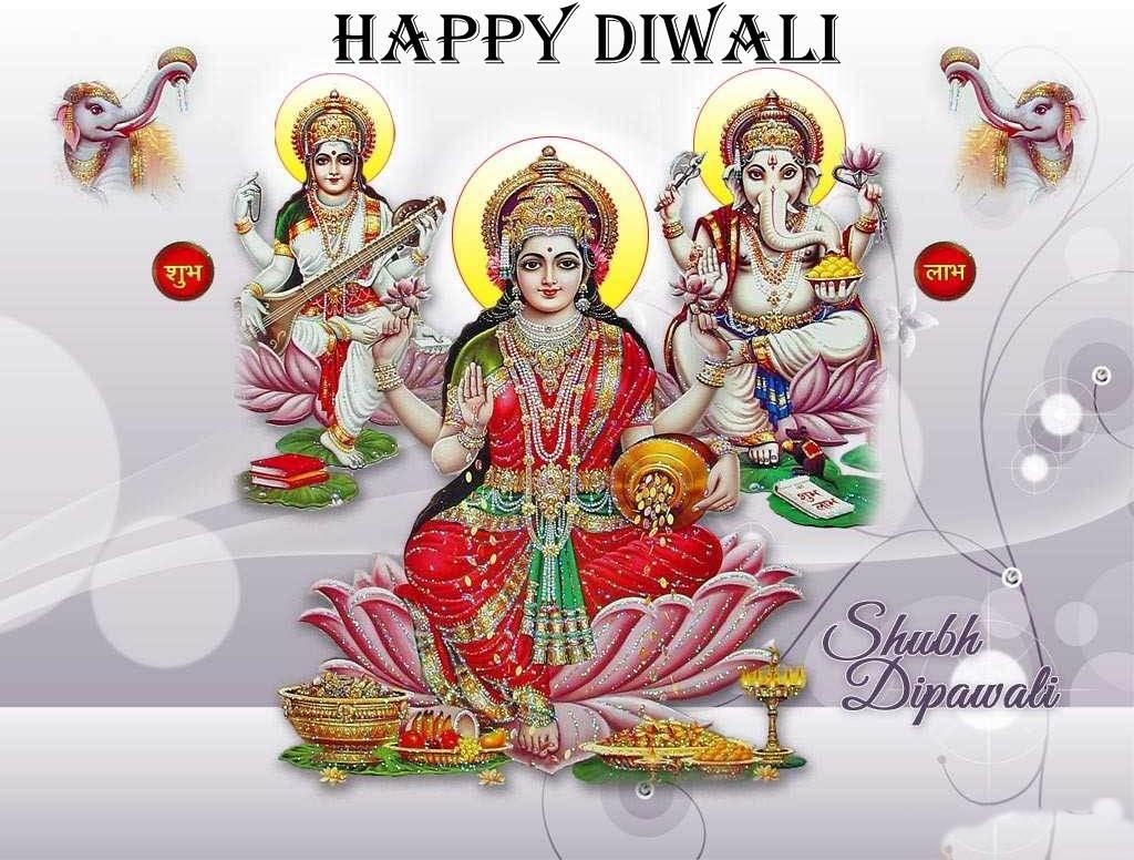 1030x780 Happy Diwali 2018 Laxmi Ji And Ganesh Ji HD Wallpaper, Desktop