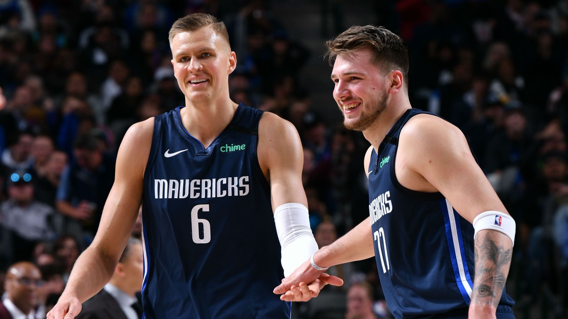 1920x1080 Luka Doncic and Kristaps Porzingis are forming a fearsome duo. NBA.com India. The official site of, Desktop