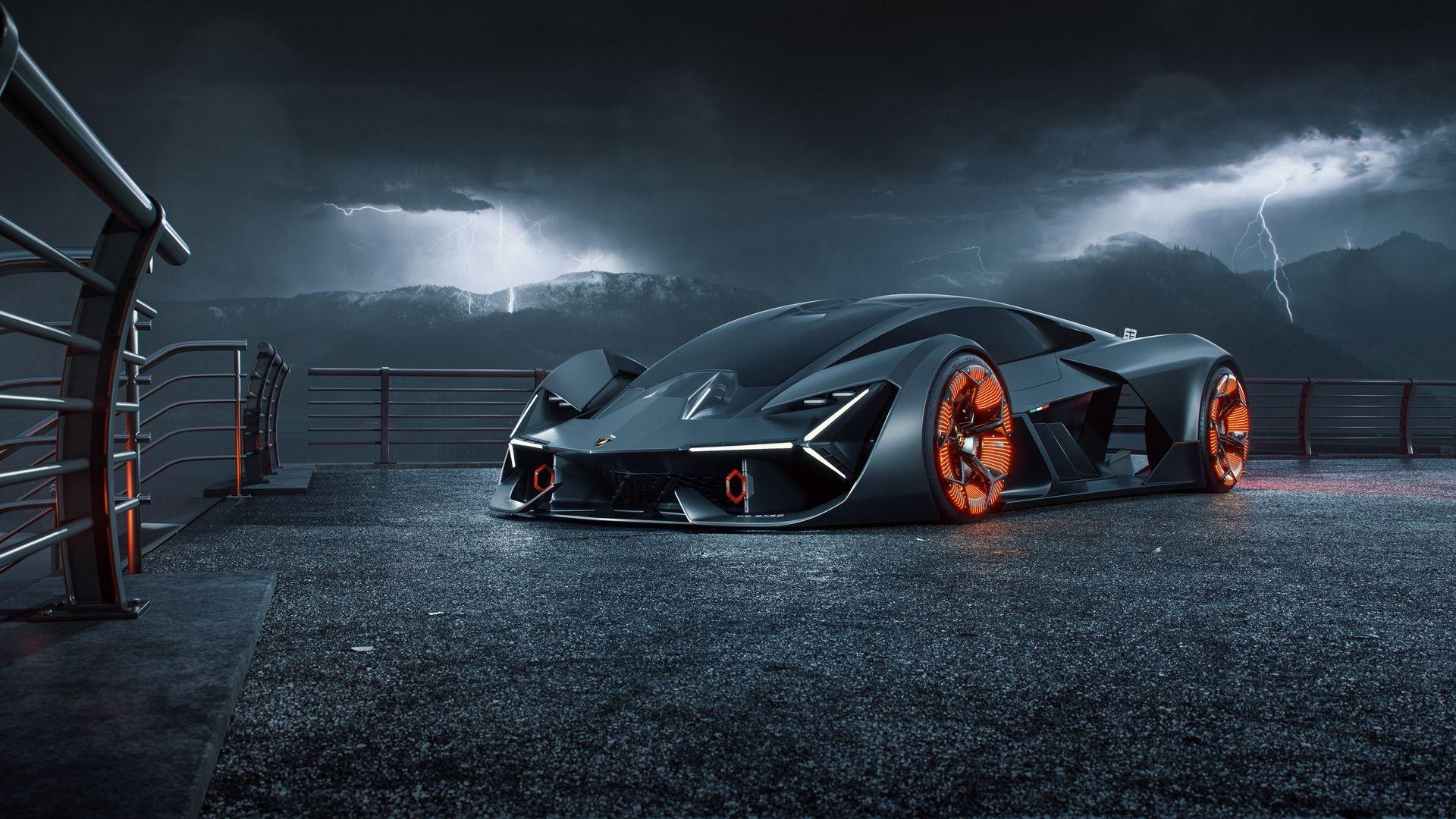 1920x1080 Lamborghini Terzo Millennio Digital Art HD Cars, 4k Wallpaper, Desktop