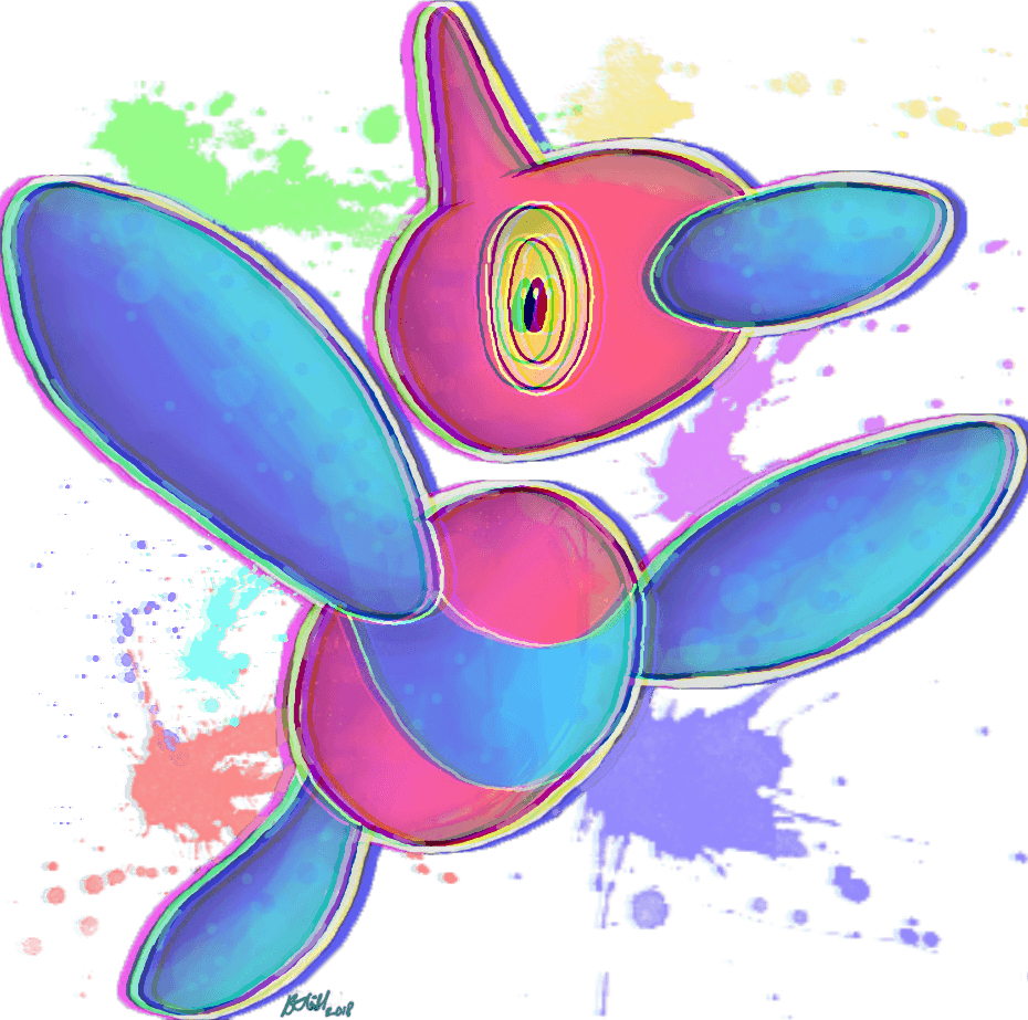 930x930 I Drew Porygon Z, Desktop