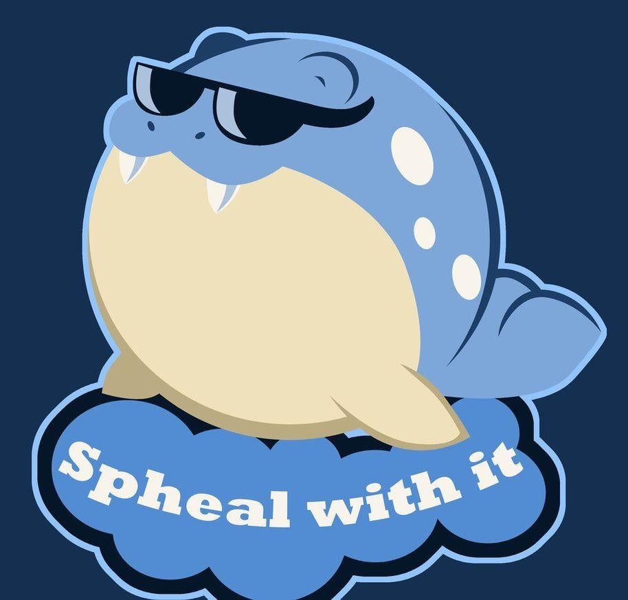 920x880 Spheal With It By Mushroom Jelly, Desktop