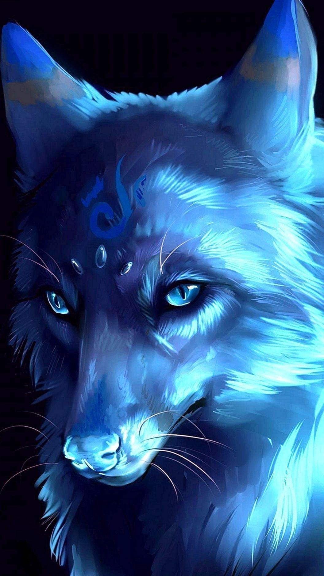 1060x1880 Anime Wolf Wallpaper For Phone Wallpaper.Pro, Phone