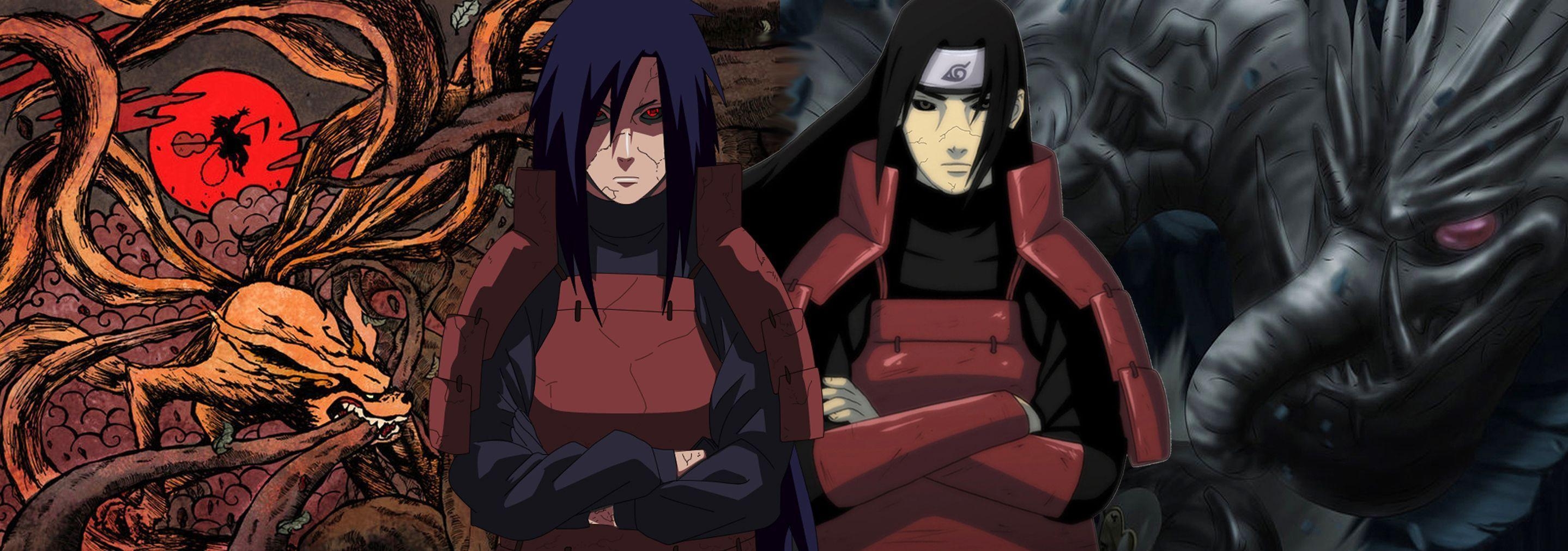 2880x1020 Hashirama and Madara Wallpaper Free Hashirama and Madara Background, Dual Screen