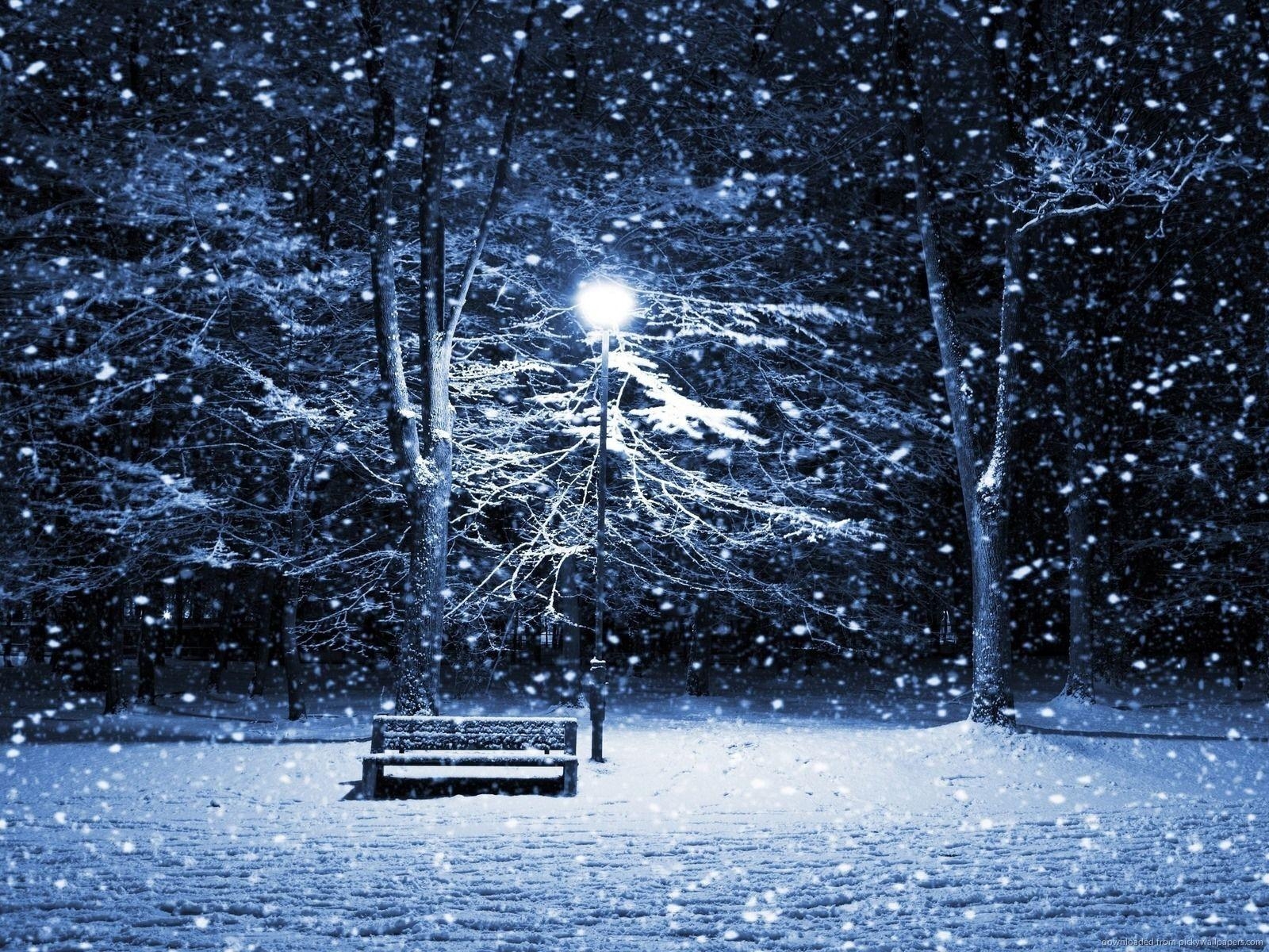 1600x1200 Download  Winter Street With Bench And Lamp Post Wallpaper. Winter wallpaper hd, Winter wallpaper, Winter landscape, Desktop