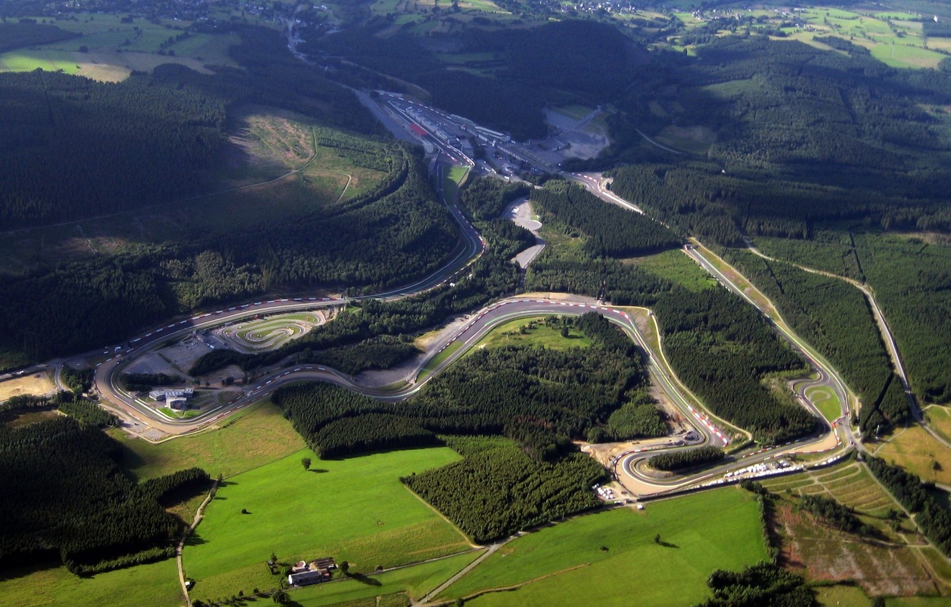 1340x850 Wallpaper Track, Belgium, Circuit De Spa Francorchamps, Spa Francorchamps Image For Desktop, Section спорт, Desktop