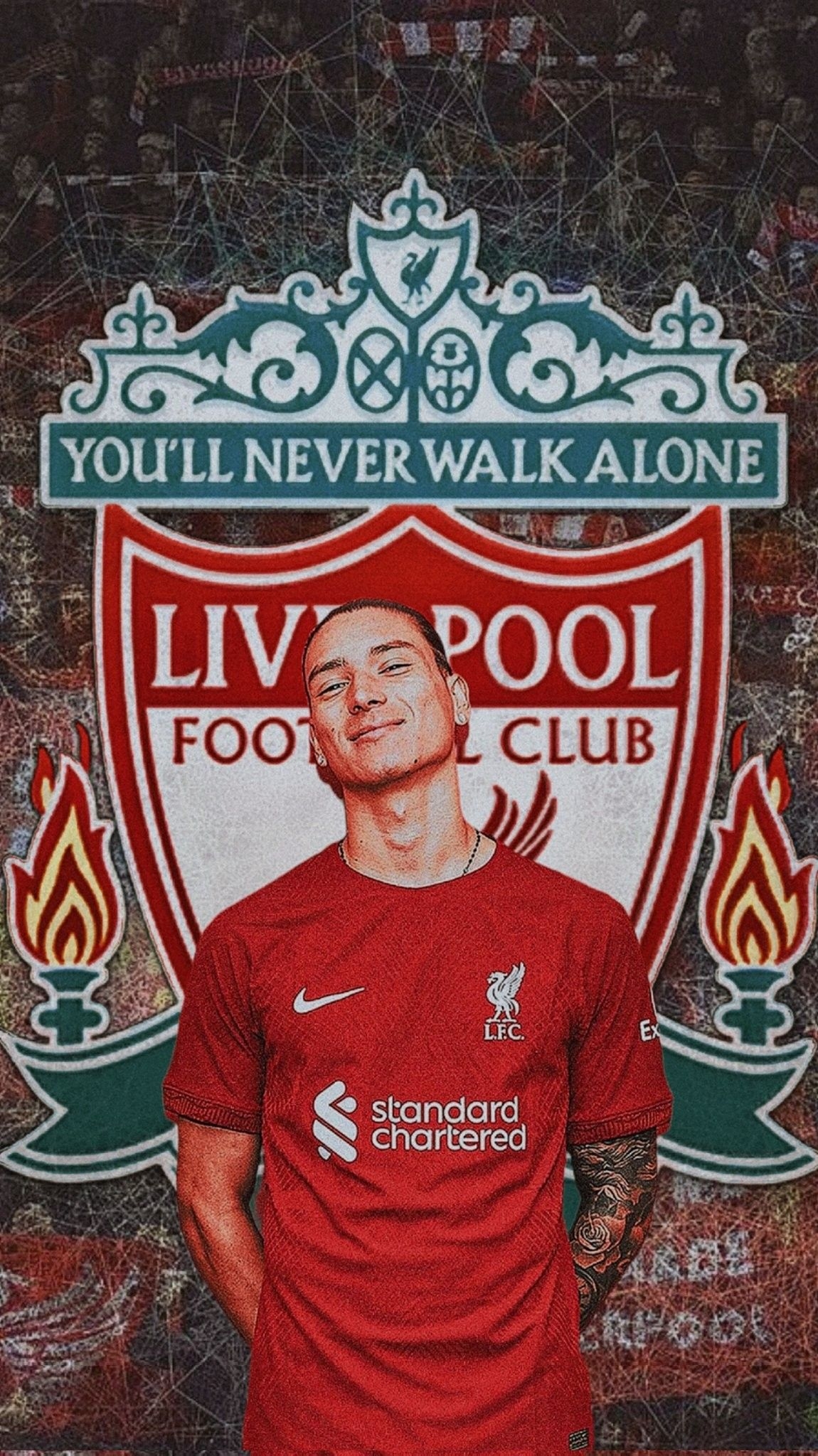 1150x2050 LFC Darwin Nunez. Fotografia de futebol, Imagens de futebol, Wallpaper de futebol, Phone