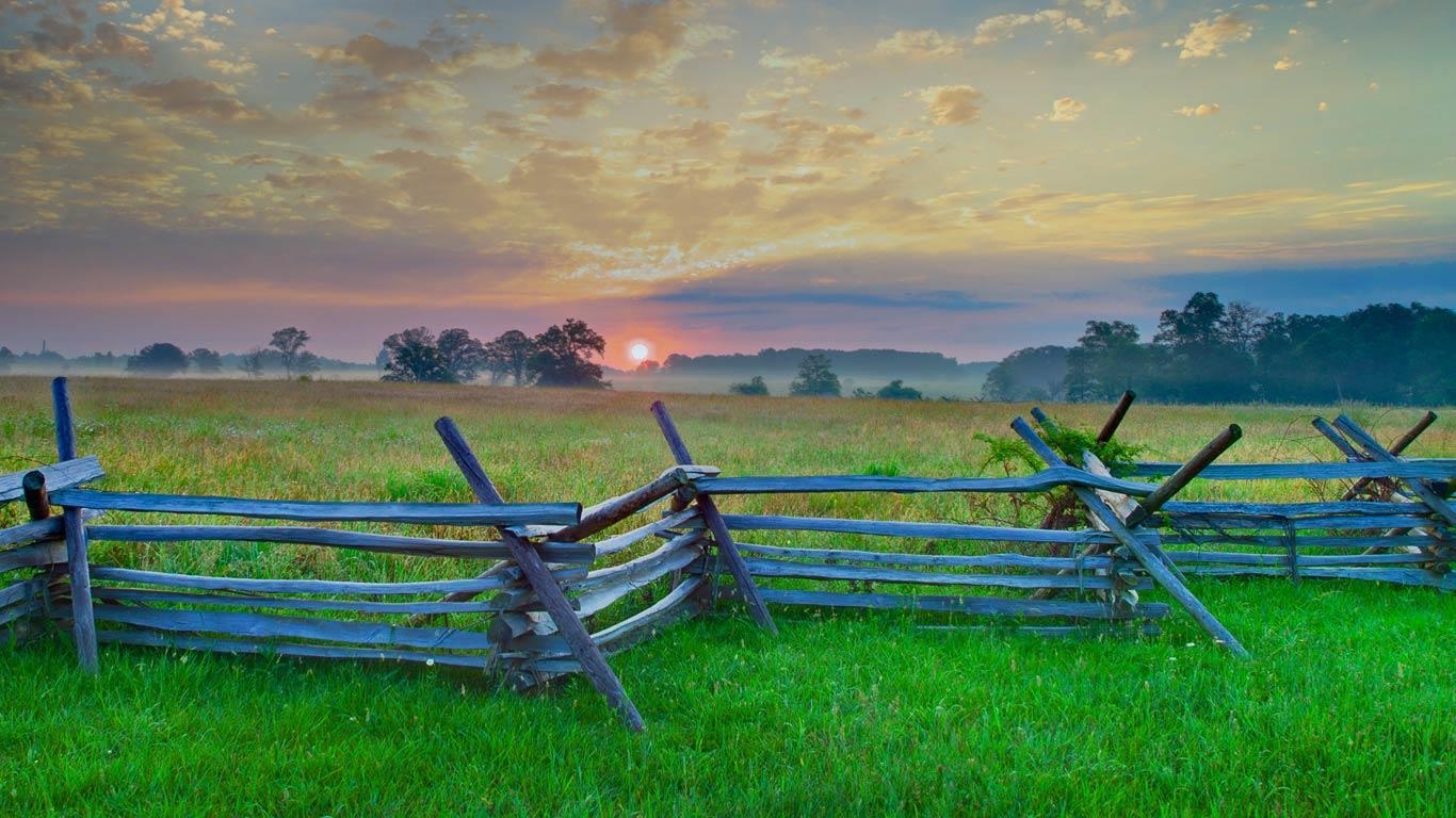 1370x770 Gettysburg National Military Park, Gettysburg, Pennsylvania, Desktop