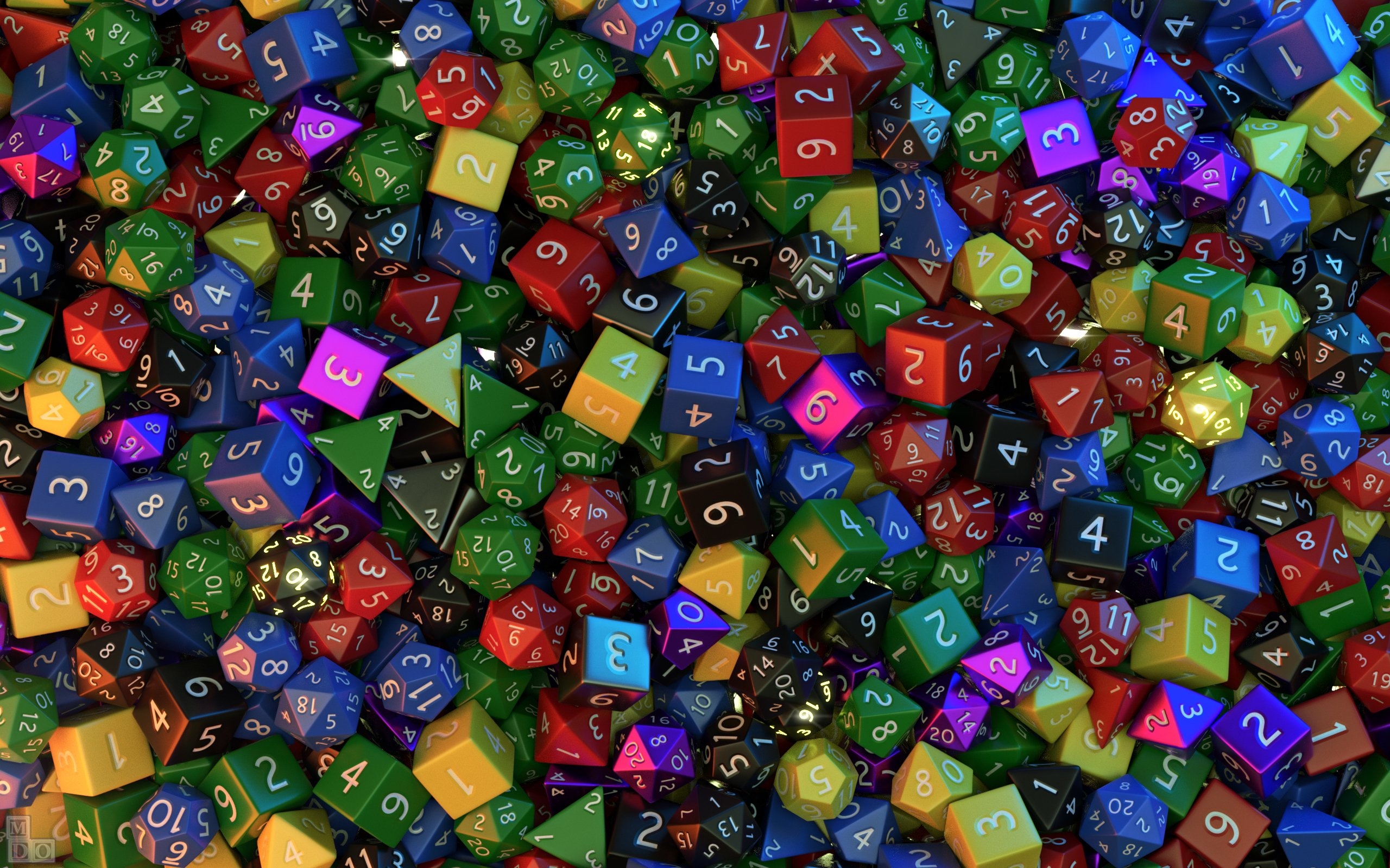 2560x1600 Abstract Dice Wallpaper, Desktop