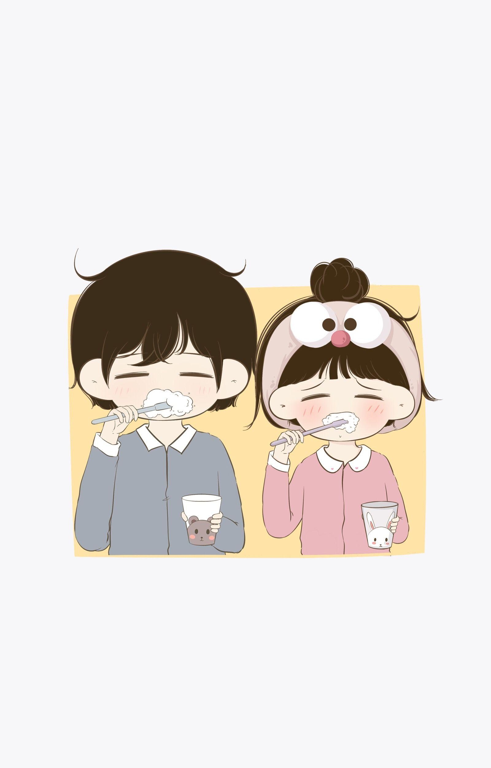 1600x2510 Chibi Couple, Anime Love Couple, Couple Cartoon, Couple, Phone