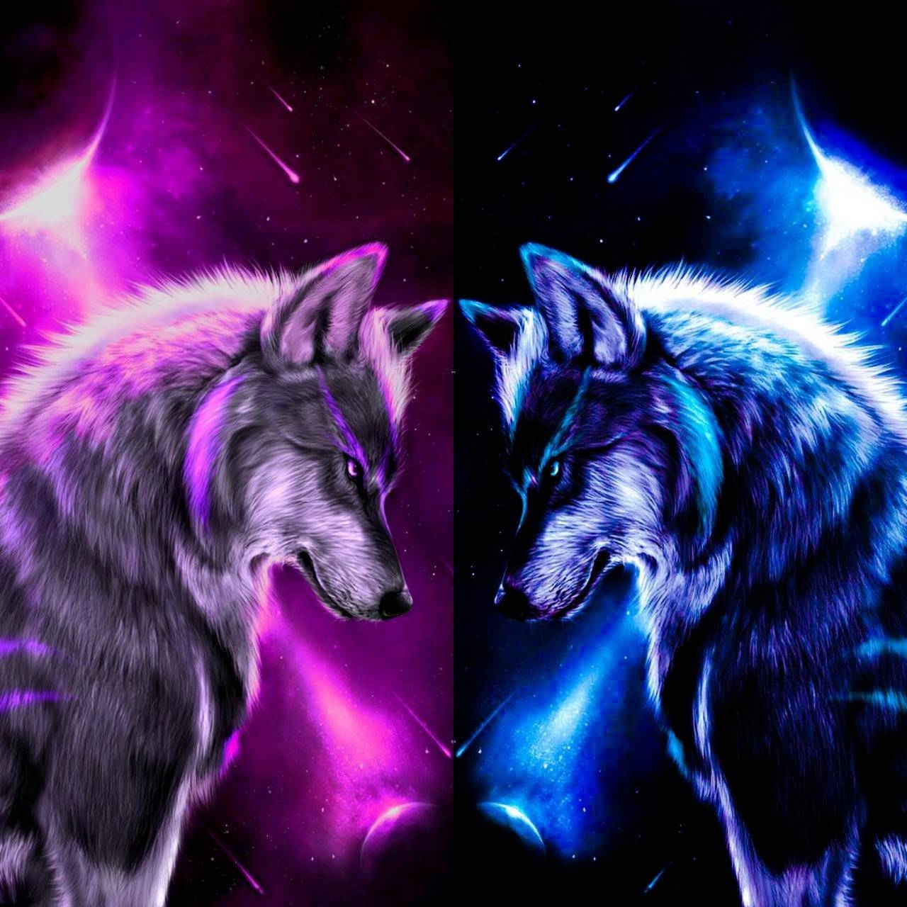 1280x1280 My Wolves wallpaper, Phone