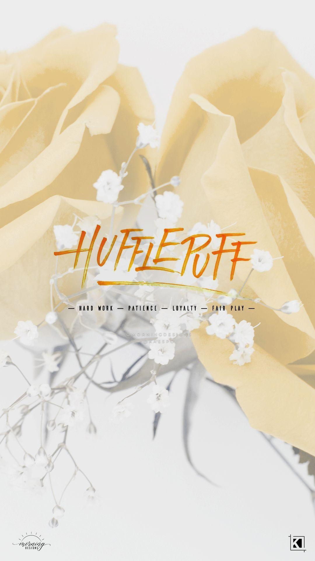 1080x1920 Floral Hufflepuff Aesthetics Phone Wallpaper Background. Collab, Phone