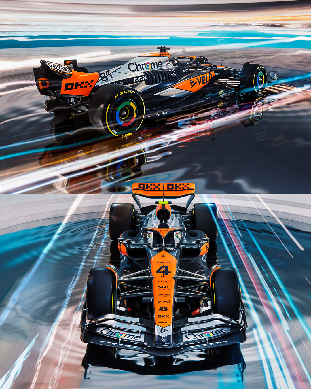 1080x1350 Sky Sports F1 special livery from McLaren, Phone