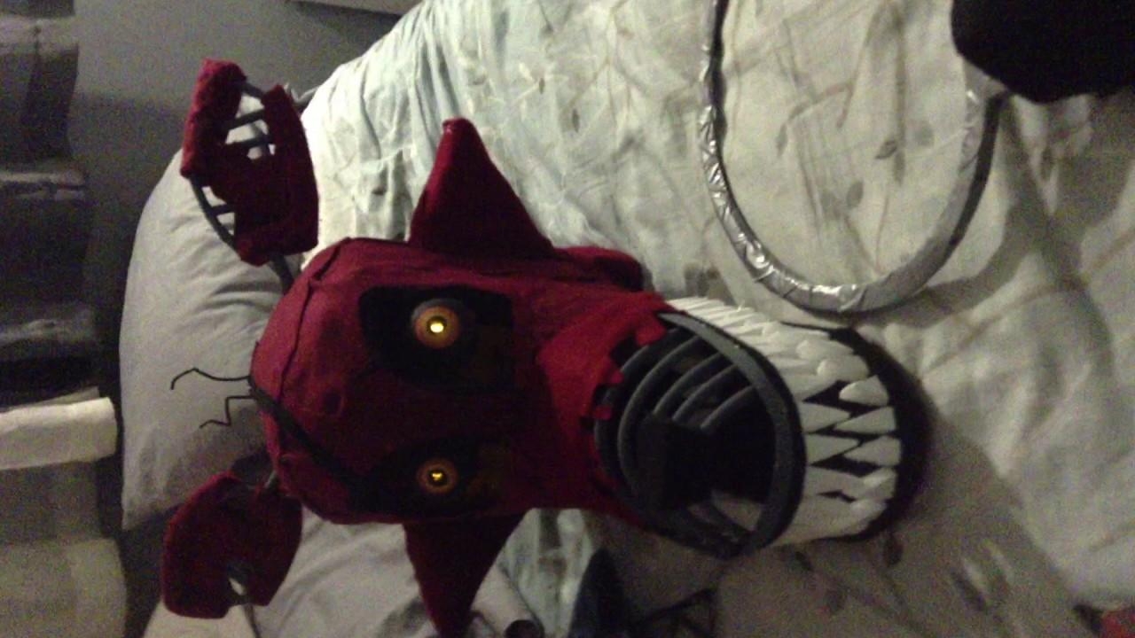 1280x720 Nightmare Foxy Head Costume HD Wallpaper, Desktop