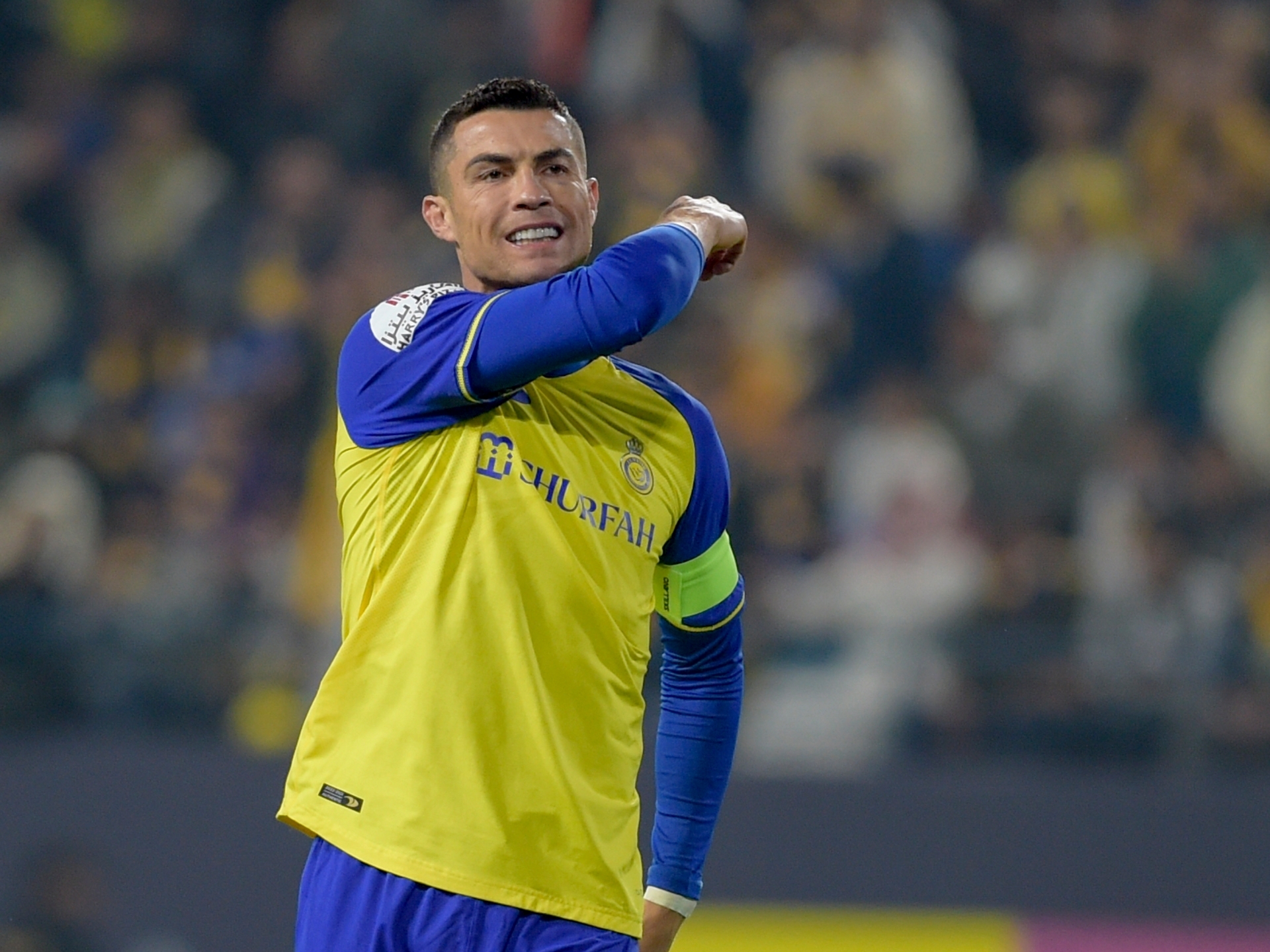 1920x1440 Cristiano Ronaldo Captains Al Nassr To Win On Debut For Club But Fails To Find The Net After Brace Against Paris Saint Germain, Desktop