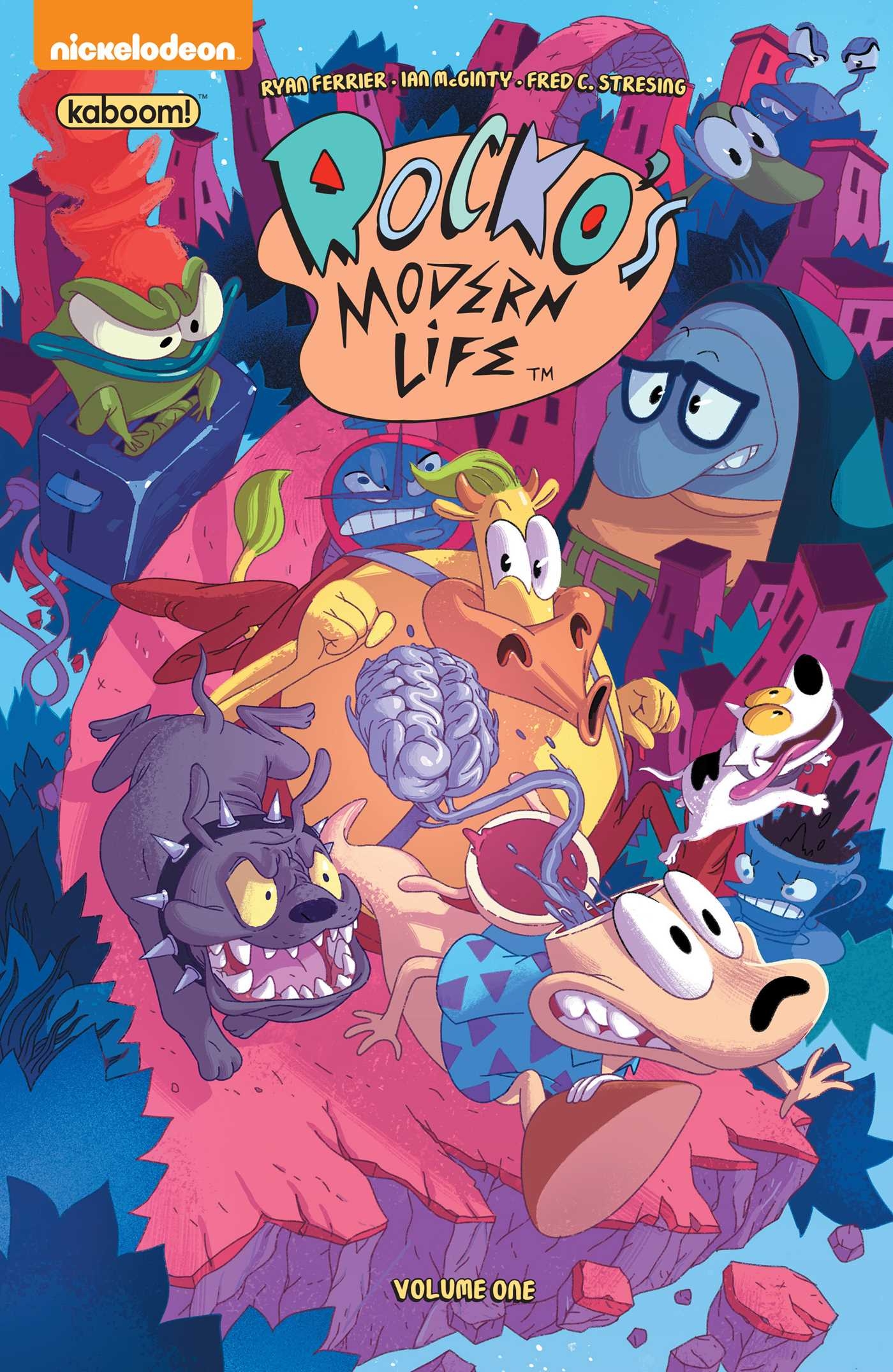 1400x2160 Rocko's Modern Life Vol. 1. Book by Ryan Ferrier, Ian McGinty, KC, Phone