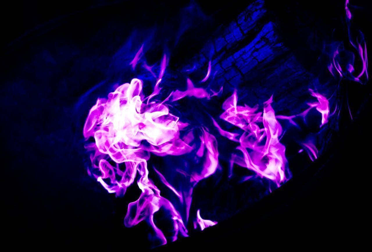 1280x870 Wallpaper For > Purple Flames Background, Desktop