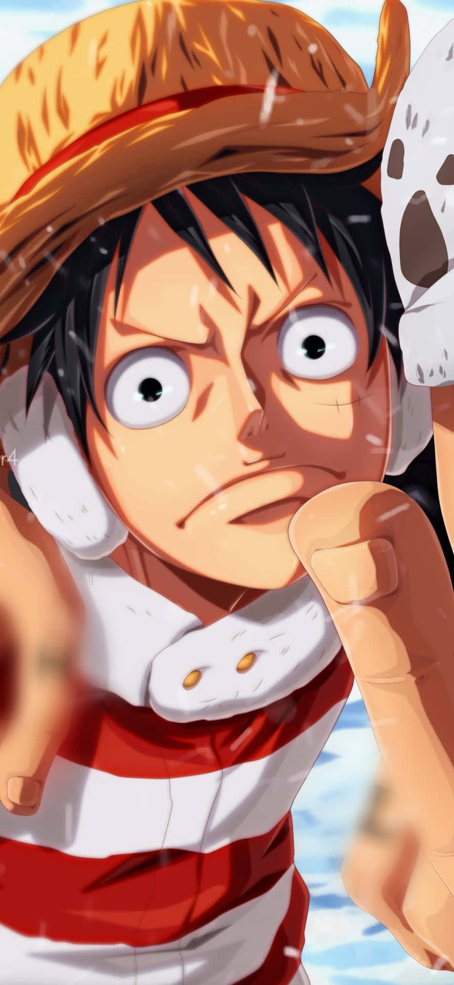 890x1920 Download Funny Face Luffy Phone Wallpaper, Phone