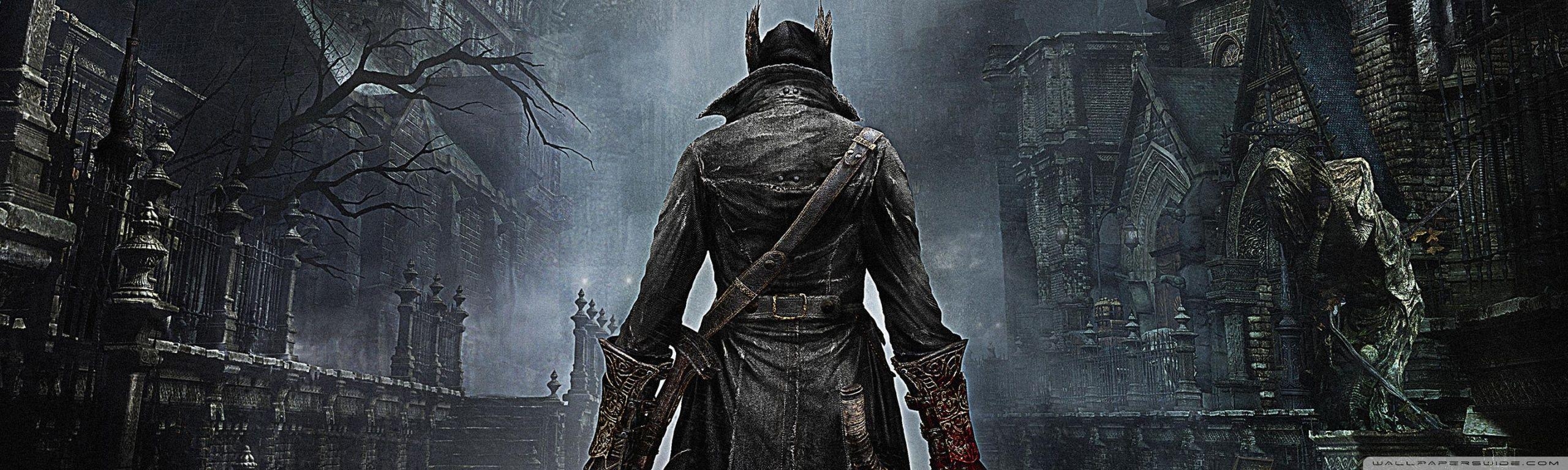 2560x770 Bloodborne 2015 HD desktop wallpaper, High Definition, Dual Screen