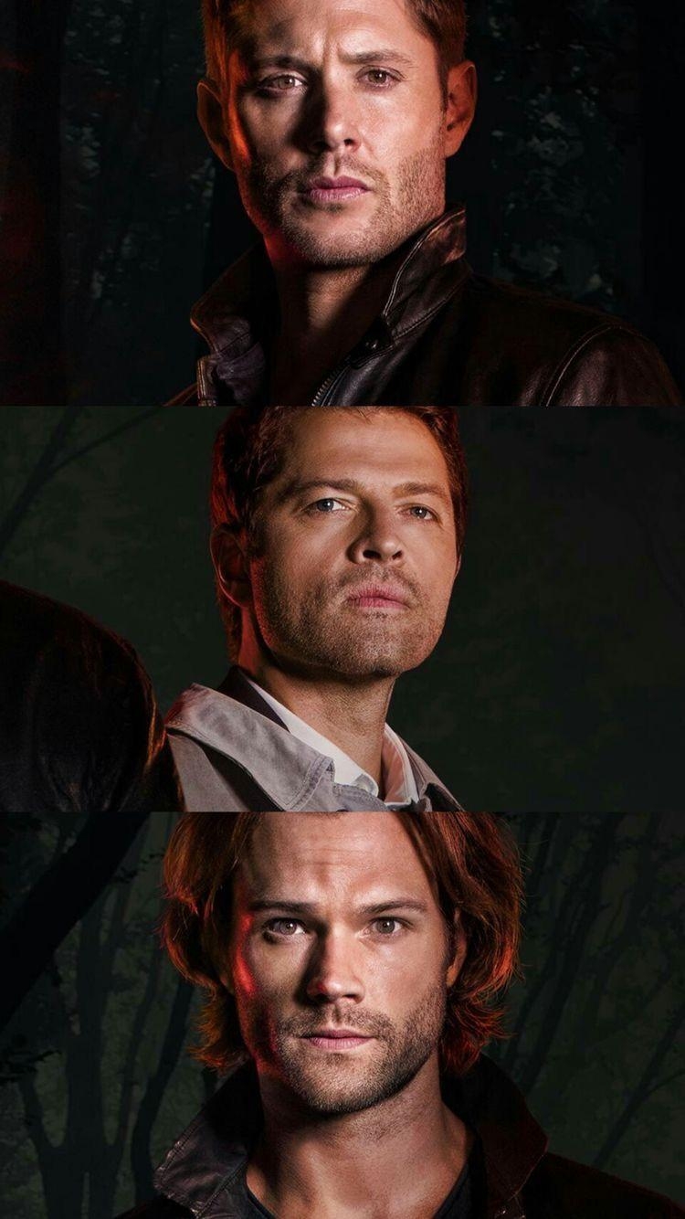 750x1340 Dean Winchester, Castiel and Sam Winchester. Supernatural, Phone