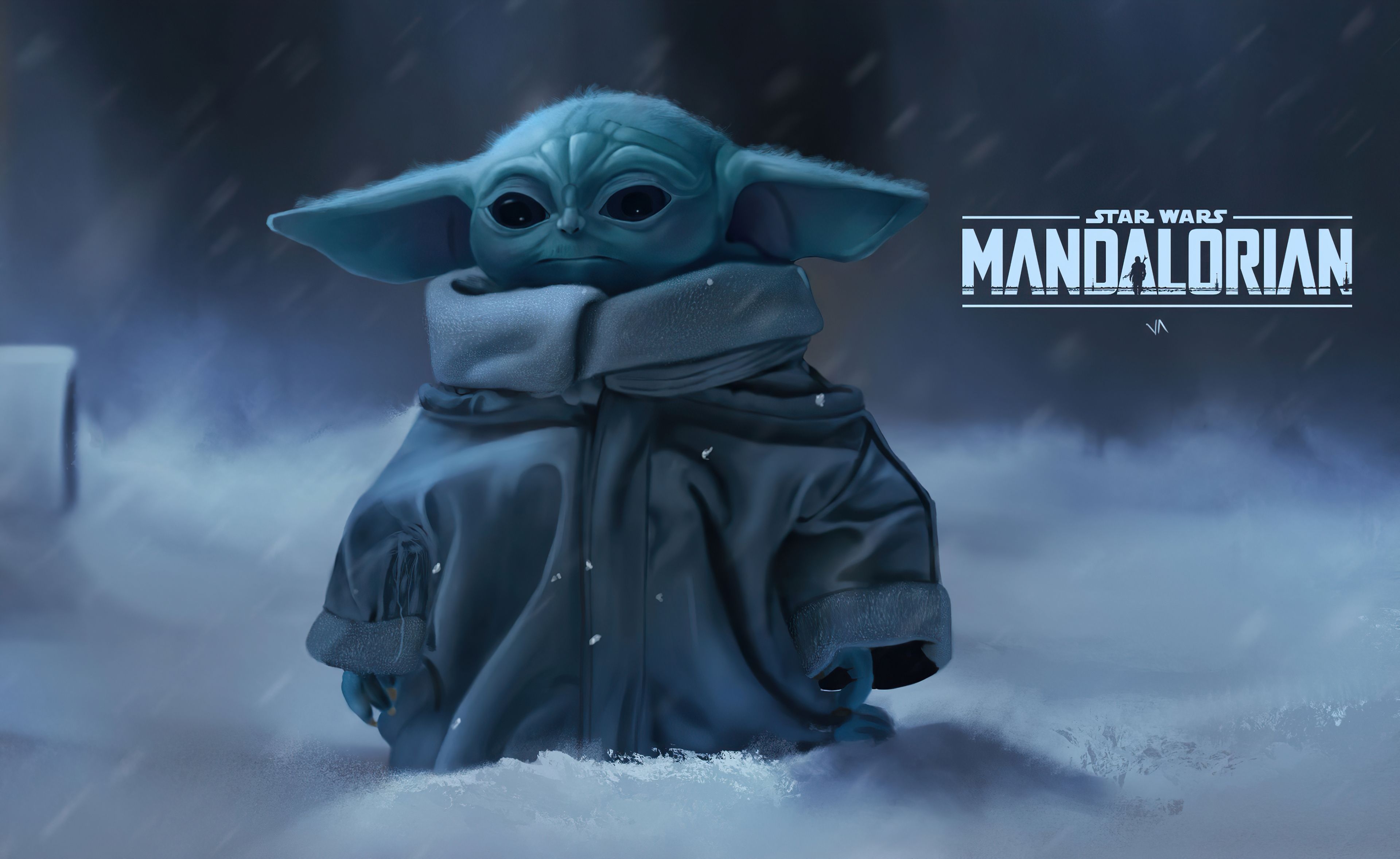 3840x2360 Baby Yoda, Star Wars, Grogu Wallpaper & Background Image, Desktop