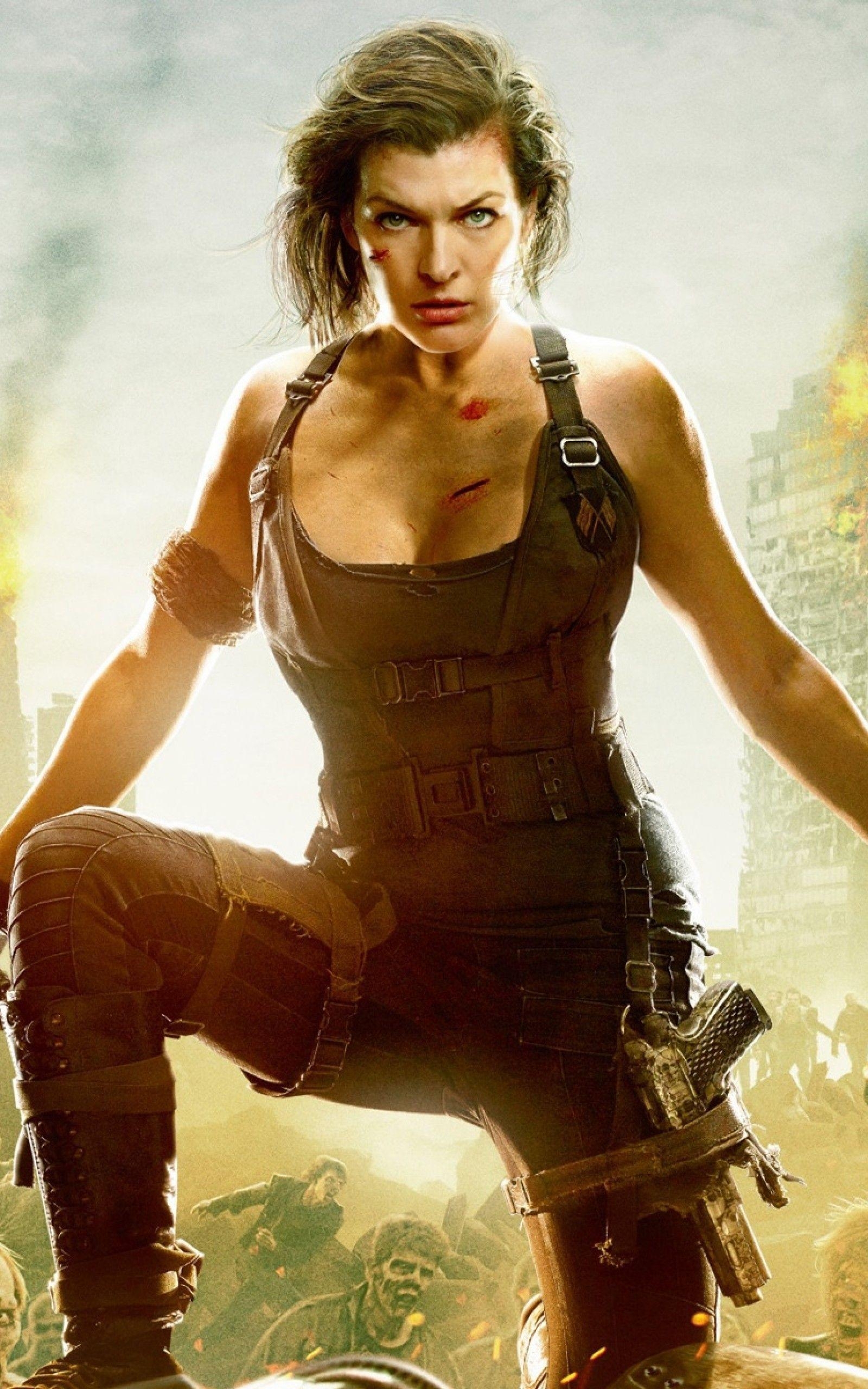 1600x2560 Download  Resident Evil: The Final Chapter, Milla, Phone