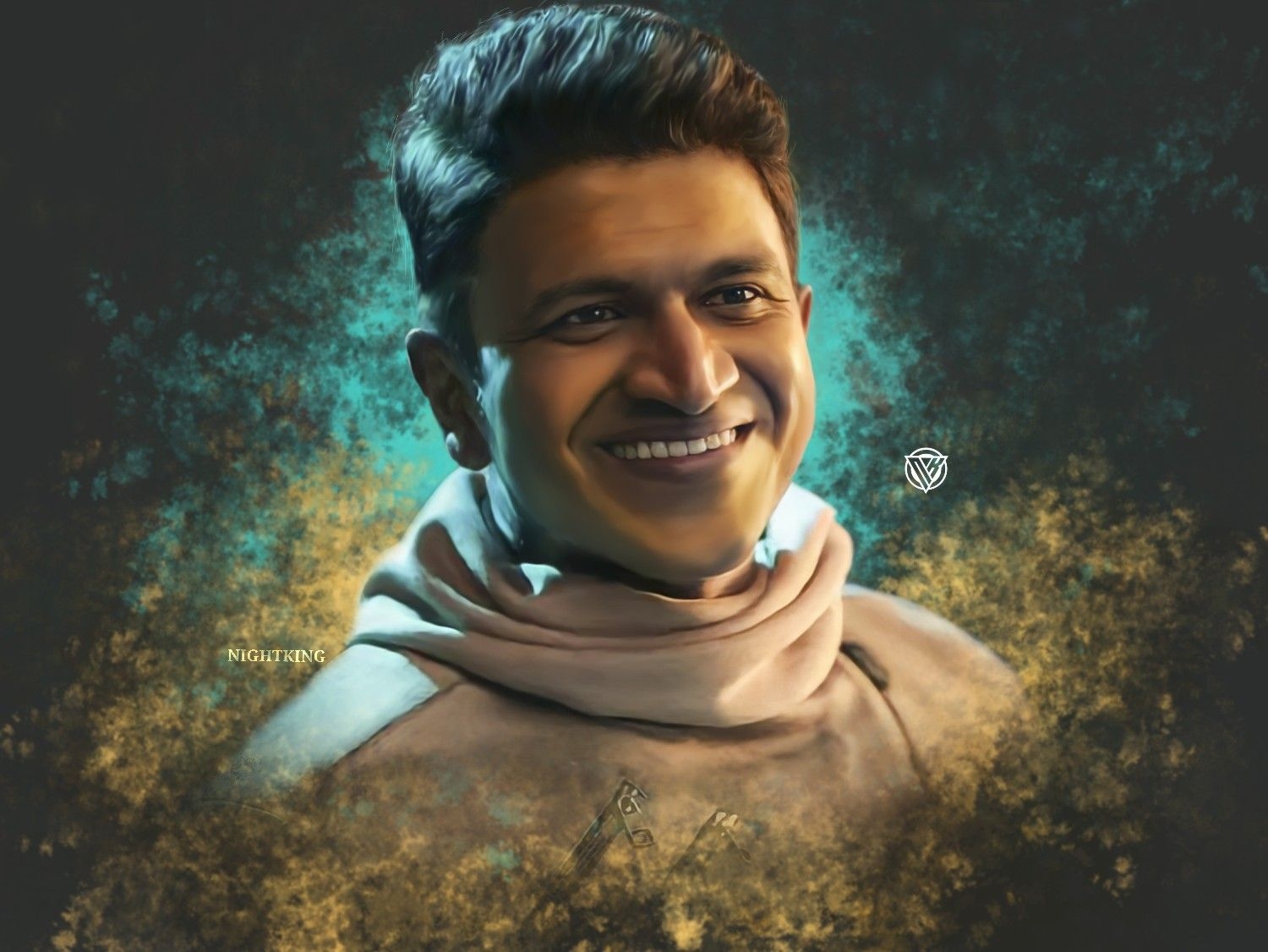 1500x1130 Puneeth rajkumar. DIGITAL PAINTING, Desktop