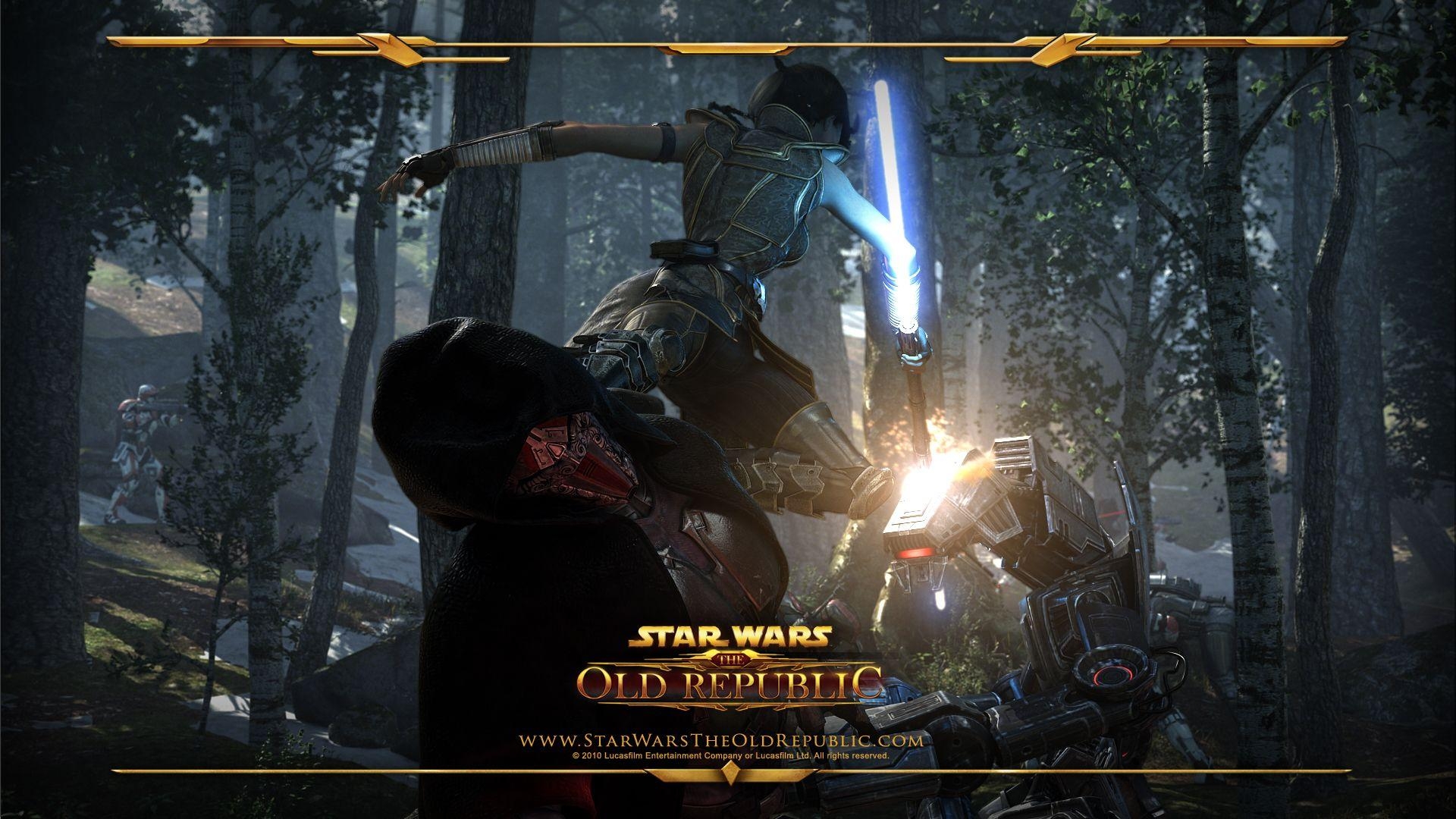 1920x1080 Wars: The Old Republic Wallpaper Jedi Fight, Desktop