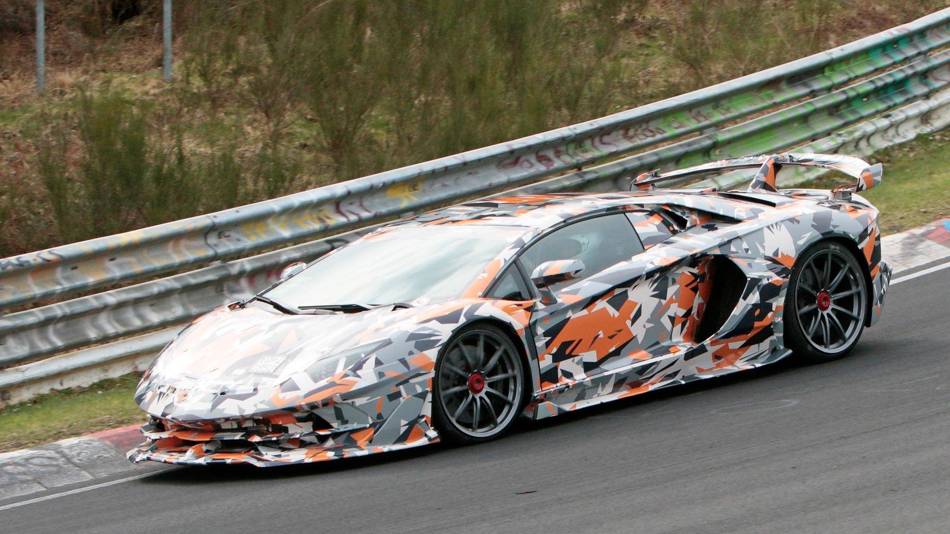 1920x1080 Lamborghini Aventador SVJ Spied With Its Wild Body At The 'Ring, Desktop