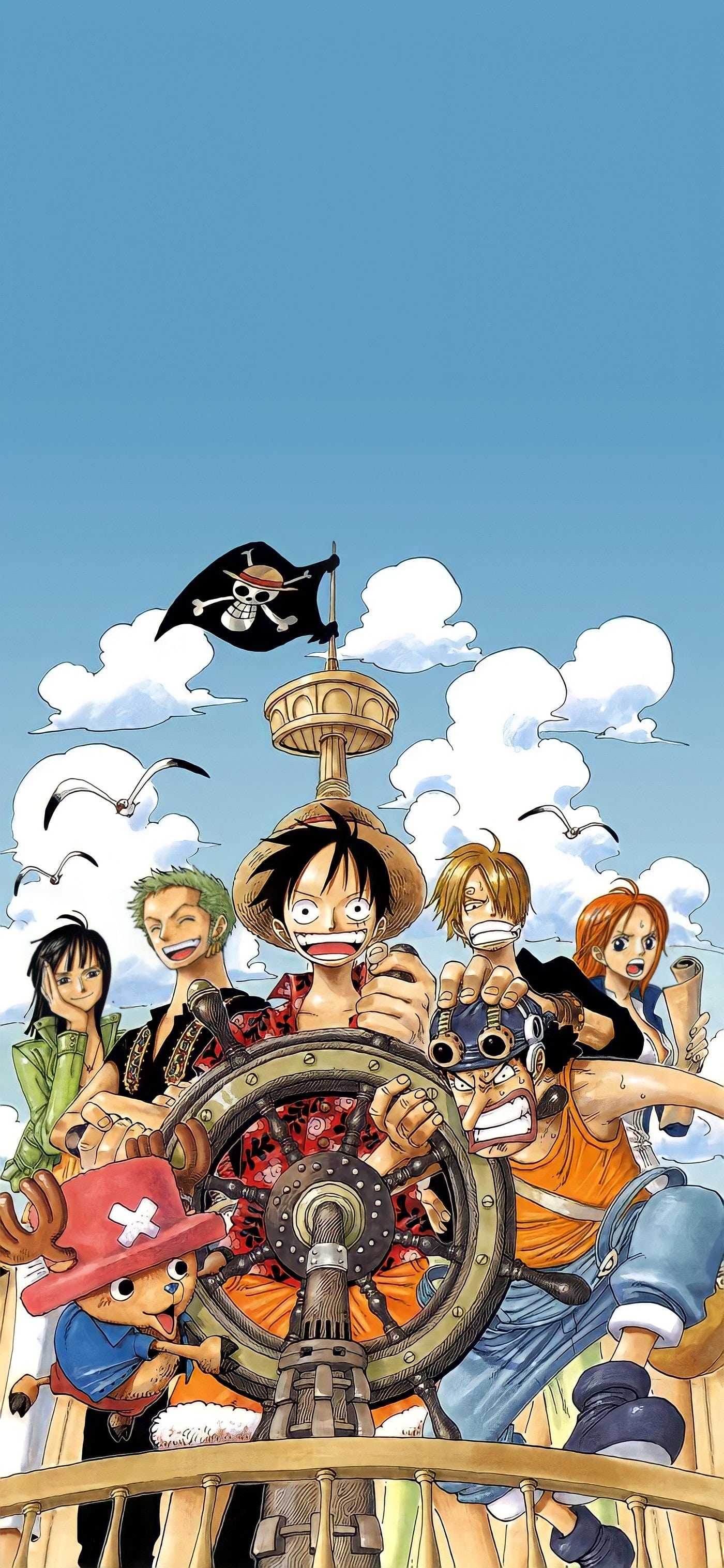 1400x3040 One Piece Anime iPhone Wallpaper, Phone