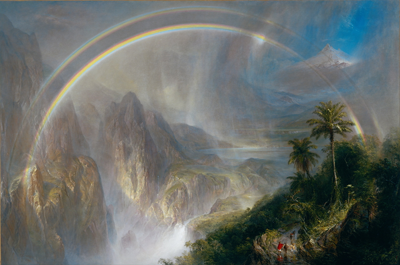 1280x850 Wallpaper Frederic Edwin Church, Rainy Season in the Tropics Nature, Desktop