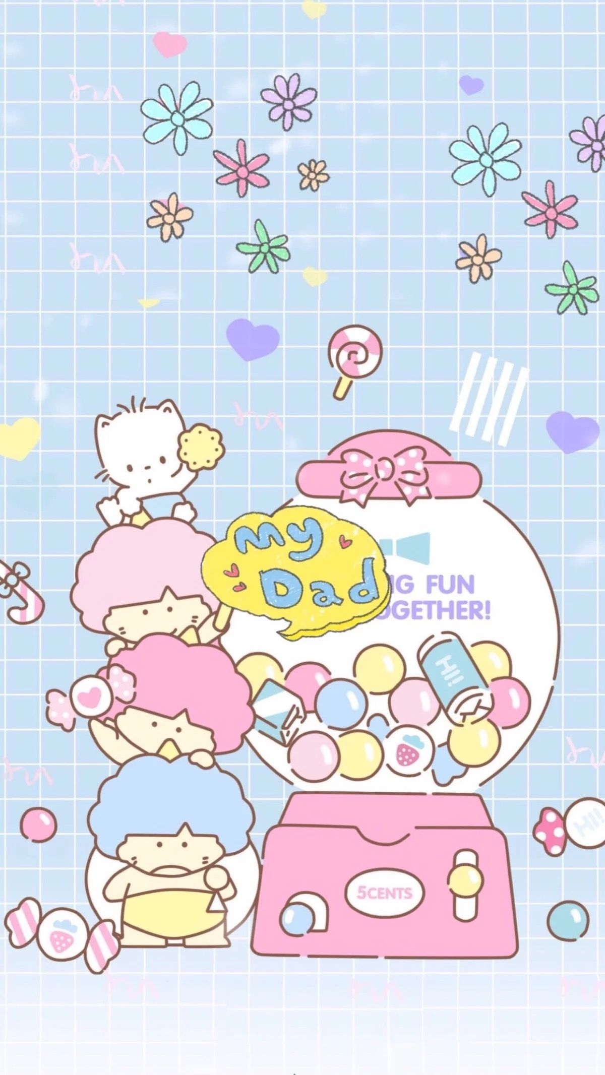 1200x2140 Cute Sanrio Wallpaper Free Cute Sanrio Background, Phone