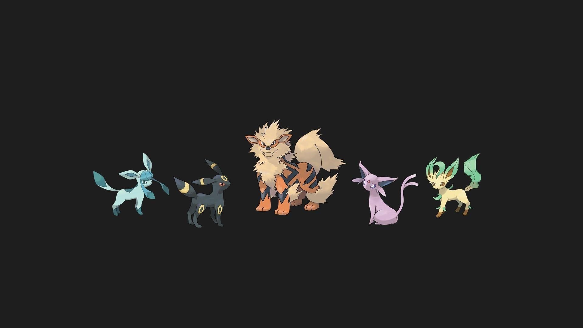 1920x1080 Pokemon espeon jolteon arcanine leafeon glaceon wallpaper, Desktop