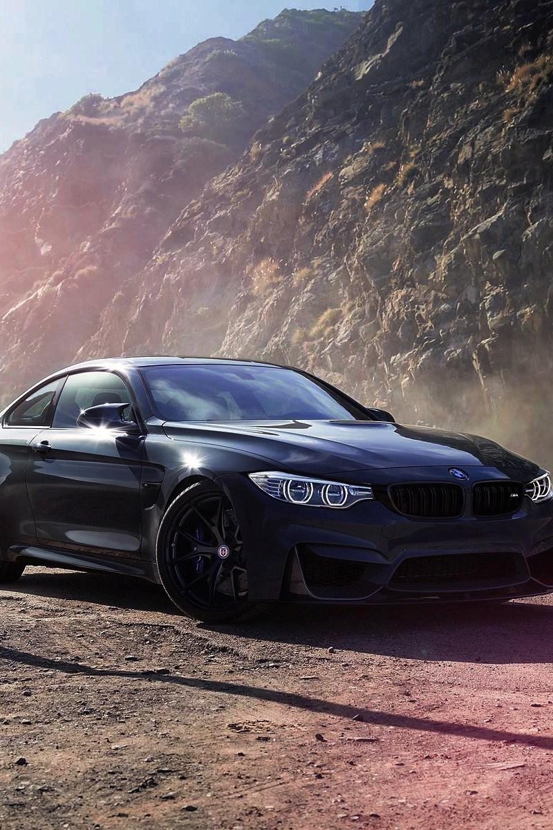 800x1200 Download Wallpaper Bmw M4 F82 Black Side View iPhone, Phone