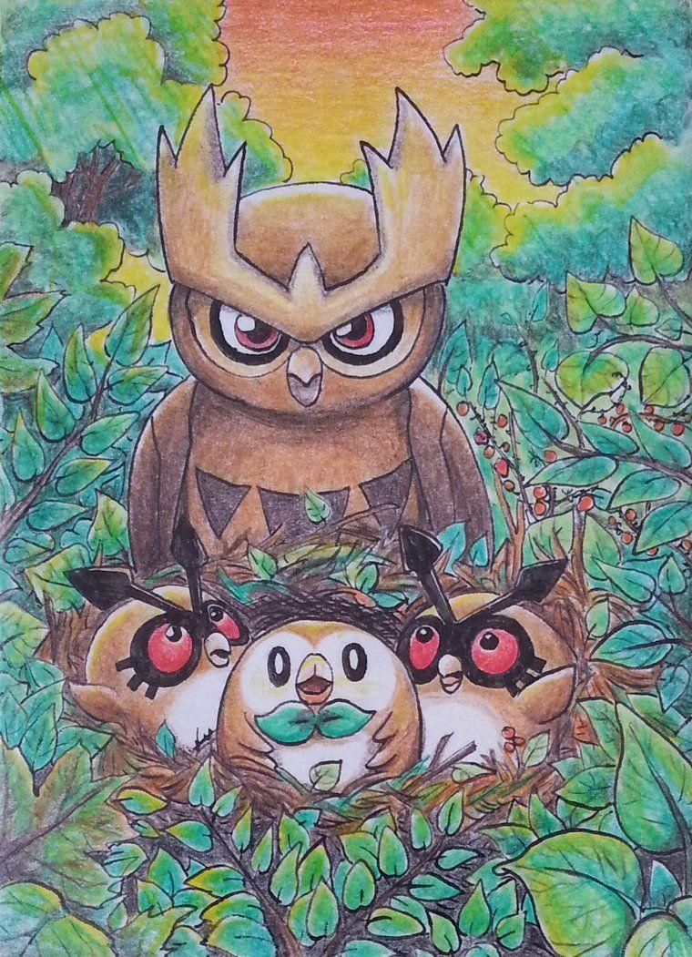 760x1060 Spearow, Hoot Hoot, Noctowl And Rowlet, Phone