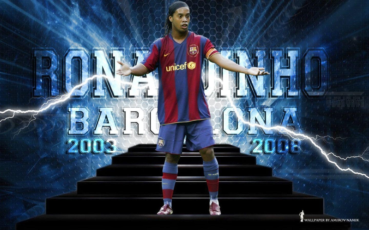 1440x900 ronaldinho barcelona ronaldo football wallpaper. Best, Desktop