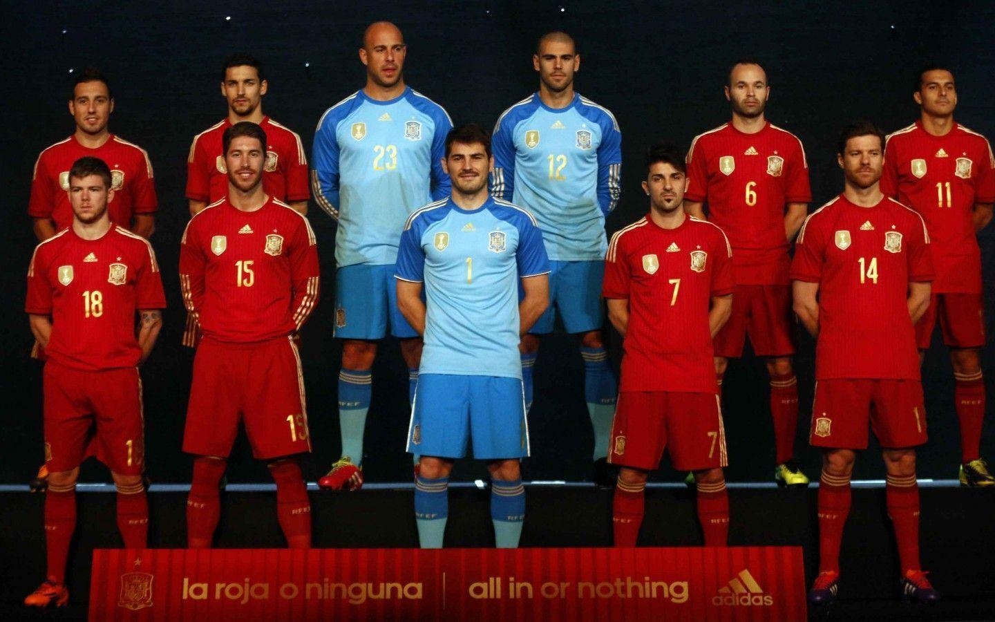 1440x900 Spain Team 2014 World Cup Home Kit Wallpaper Wide or HD. Sports, Desktop