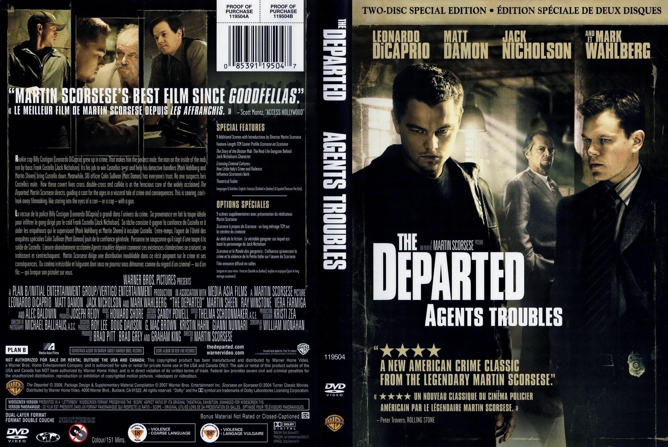 2250x1510 THE DEPARTED crime thriller leonardo diCaprio poster wallpaper, Desktop